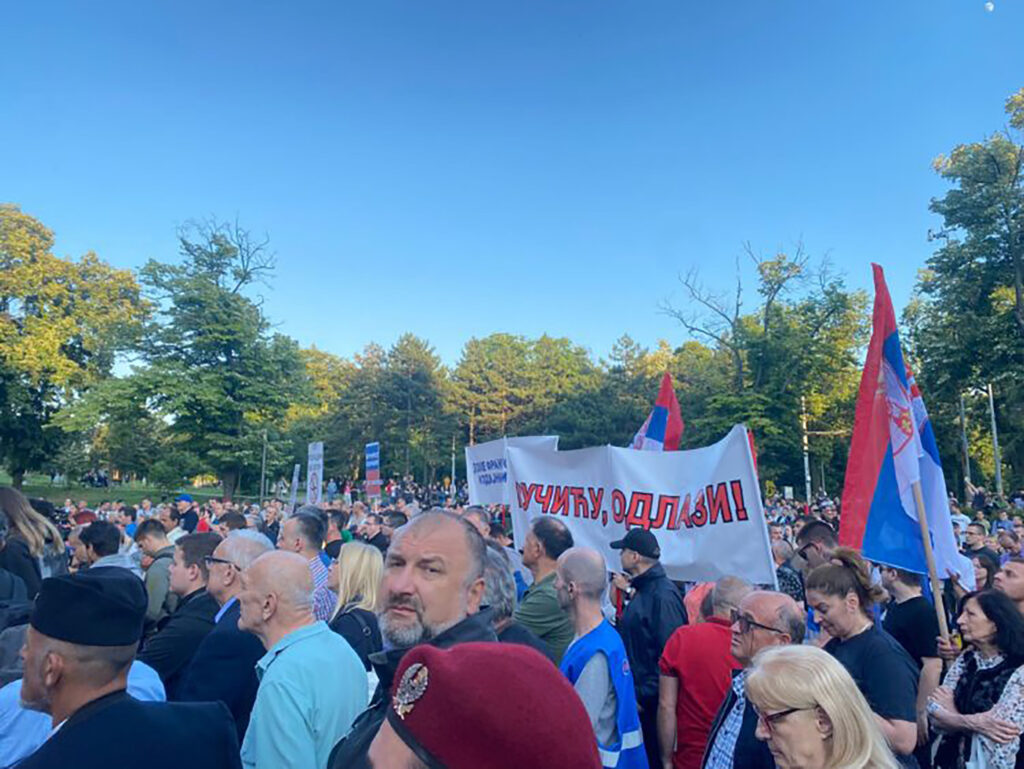 Protest podrške Srbima sa Kosova, kritikovana Vučićeva politika
