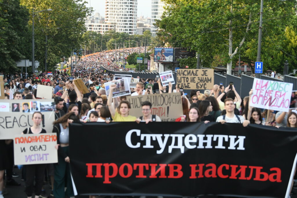 Beograd, 01.07.2023. Protest Srbija protiv nasilja 9,  Foto: Vesna Lalić/Nova.rs