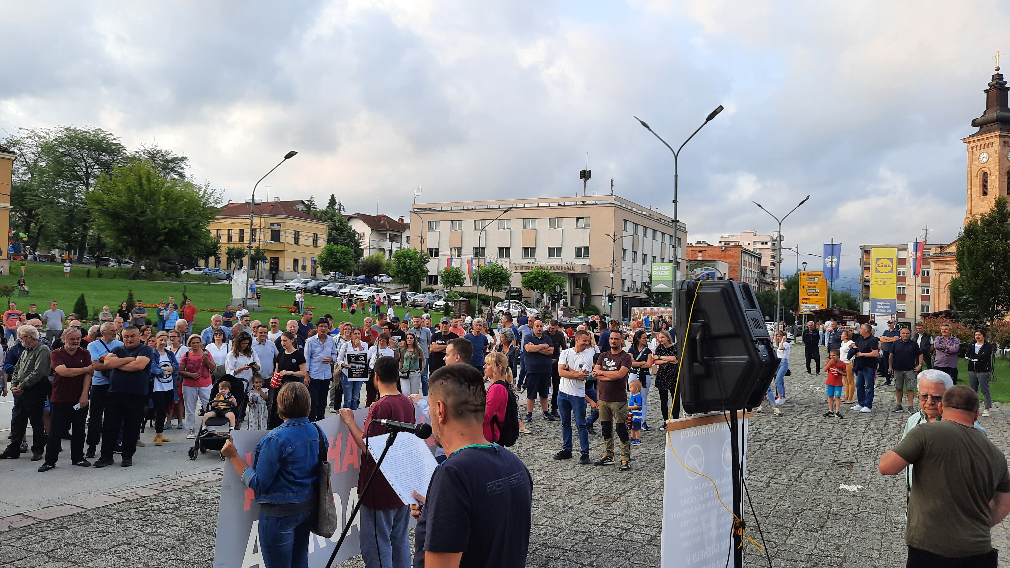 Gornji Milanovac protiv nasilja protest