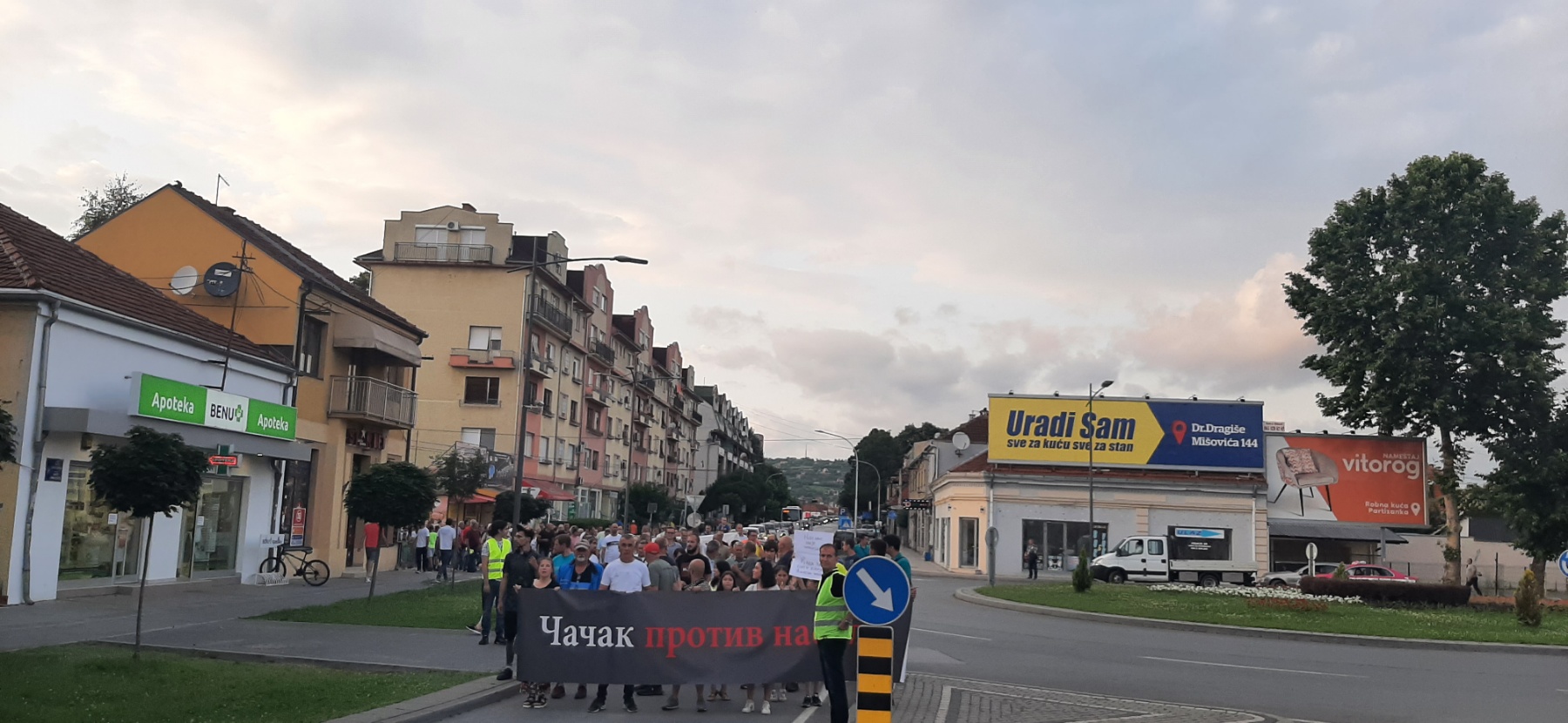 Čačak protiv nasilja protest