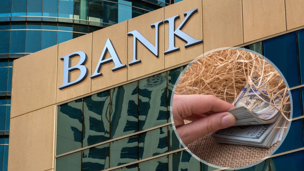 Cuvanje para u banci i slamarici, pare, banka novac