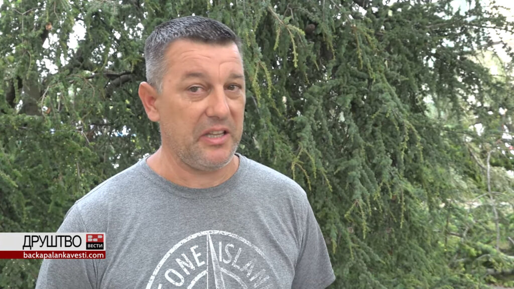 Bačka Palanka Dejan Končar unisten vocnjak