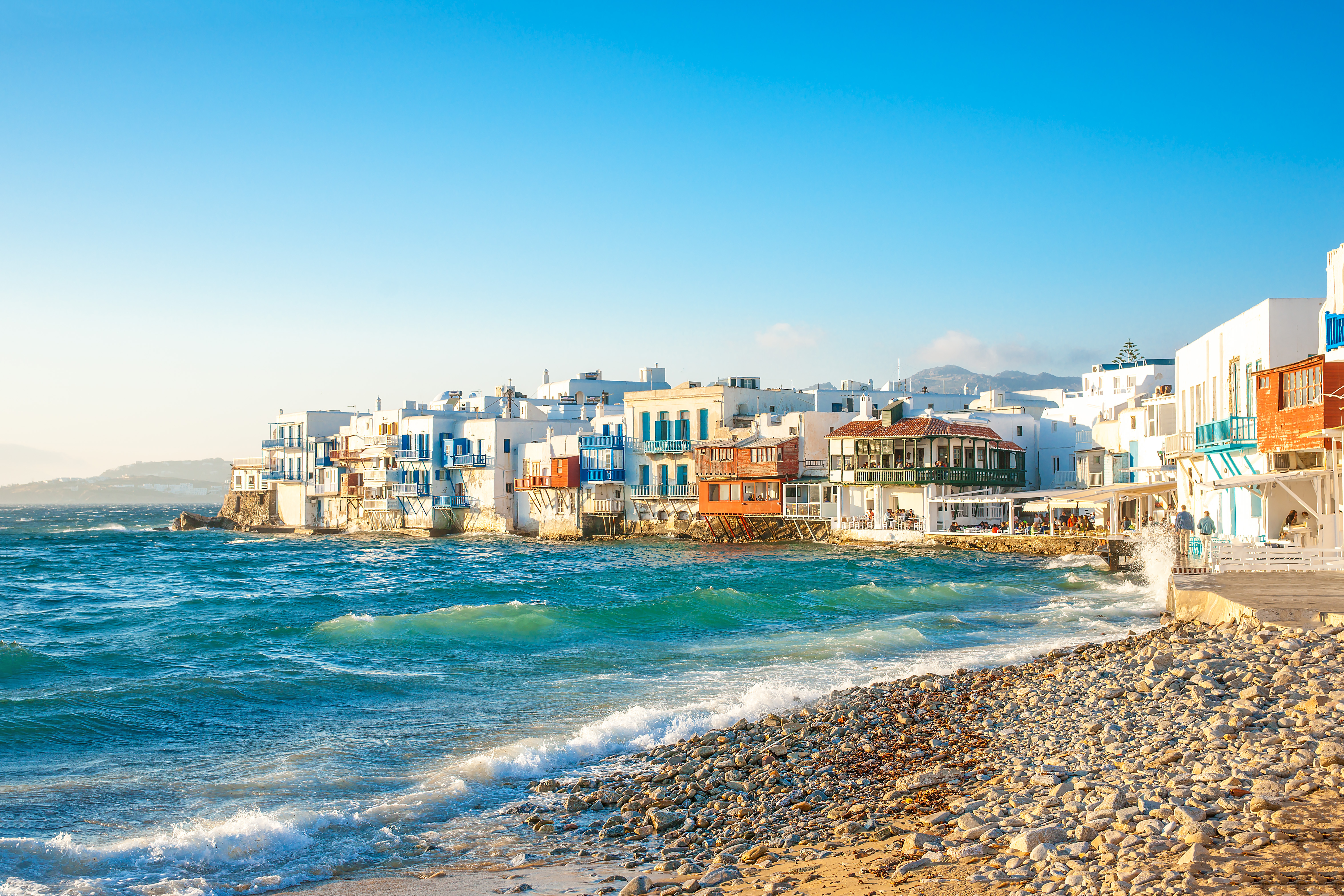 View,Of,The,Famous,Pictorial,Little,Venice,Bay,Of,Mykonos