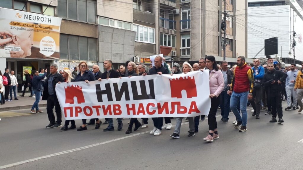 Niš 10.05.2023. Protest u Nišu, Niš protiv nasilja Foto: Miljana Isailović/Nova.rs