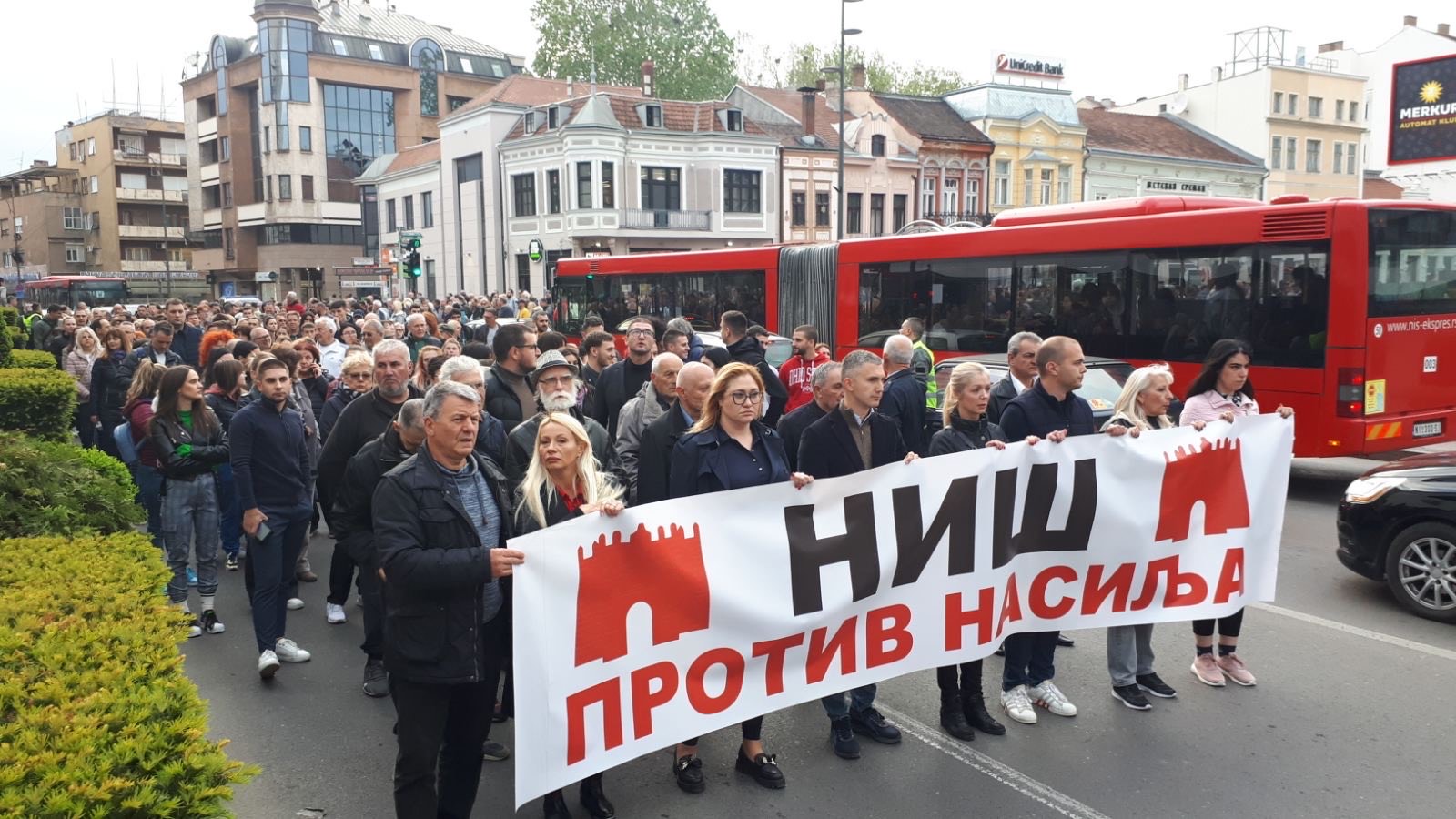 Niš 10.05.2023. Protest u Nišu, Niš protiv nasilja Foto: Miljana Isailović/Nova.rs