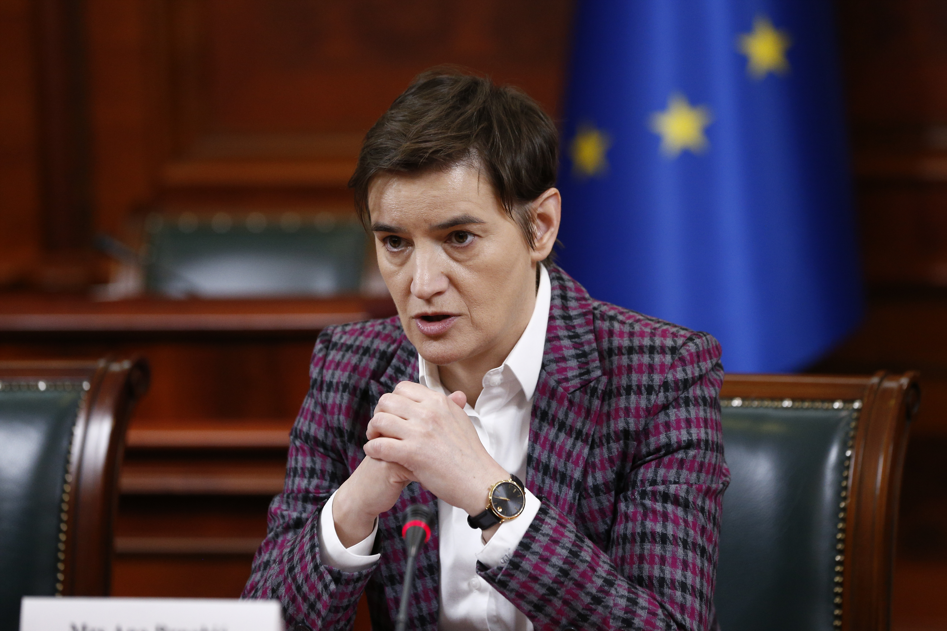 The Prime Minister of the Republic of Serbia, Ana Brnabic, met with the Vice President of the European Investment Bank (EIB), Lilyana Pavlova.