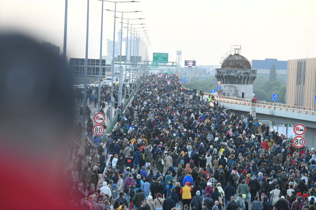 Beograd, 12.05.2023. Protest Srbija protiv nasilja, Gazela Foto: Vesna Lalić/Nova.rs