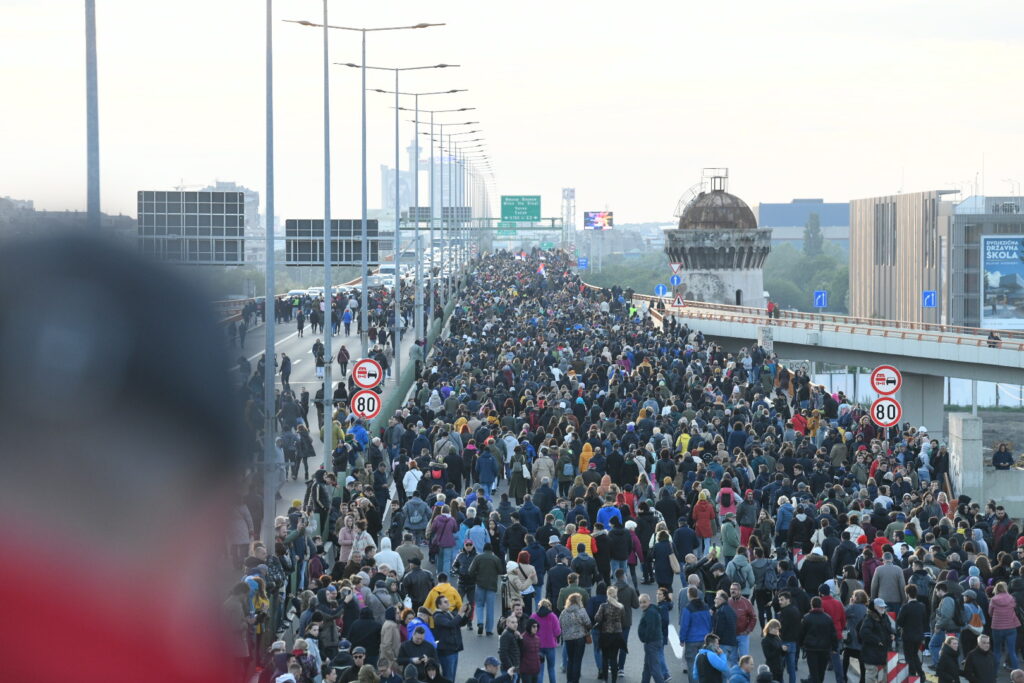 Beograd, 12.05.2023. Protest Srbija protiv nasilja, Gazela Foto: Vesna Lalić/Nova.rs