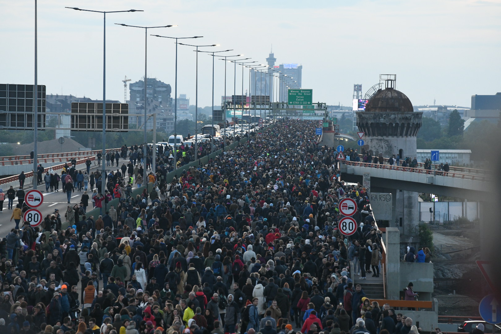 Beograd, 12.05.2023. Protest Srbija protiv nasilja, Gazela Foto: Vesna Lalić/Nova.rs