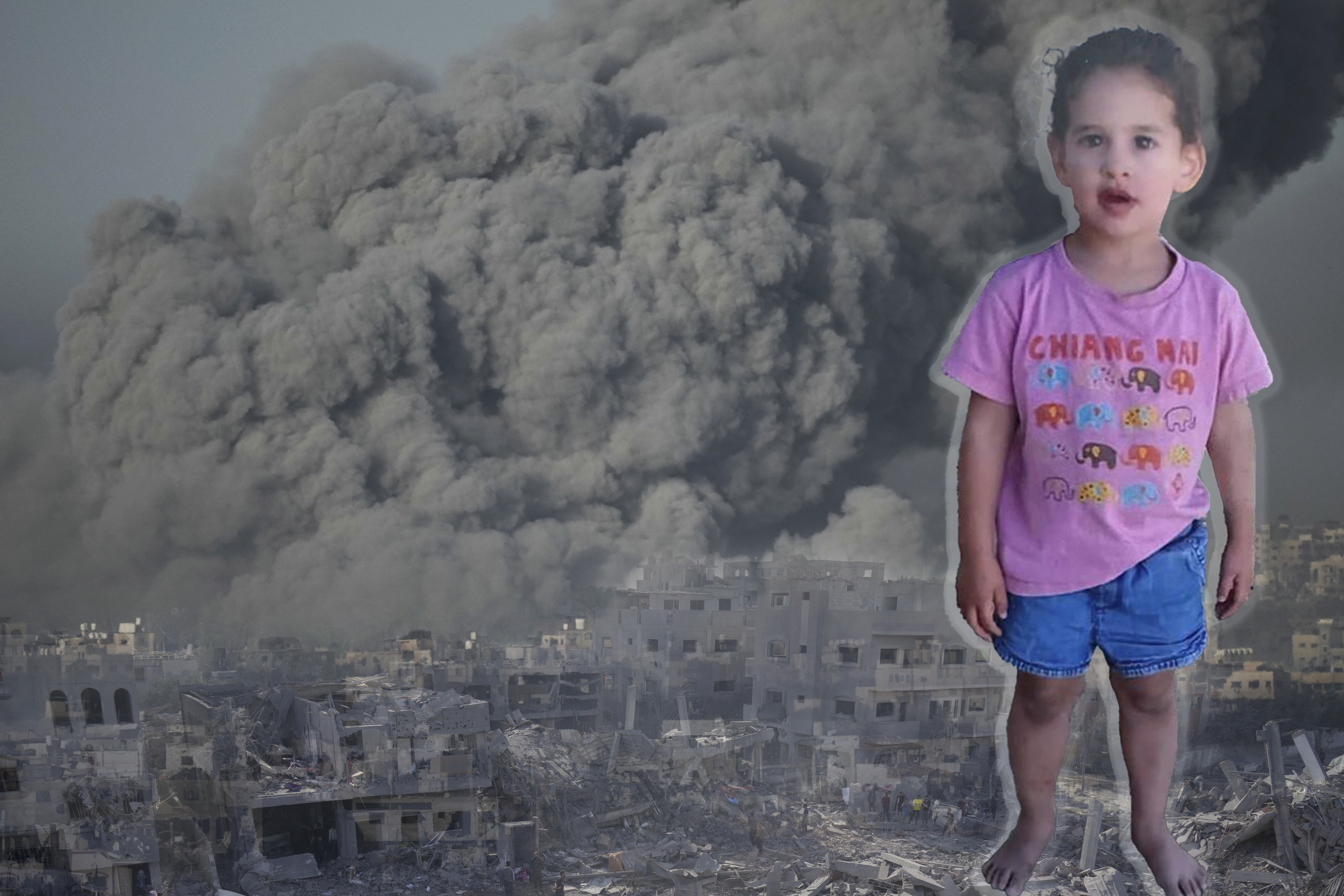 Smoke rises following an Israeli airstrike in the Gaza Strip, as seen from southern Israel, Wednesday, Nov. 22, 2023. (AP Photo/Leo Correa)