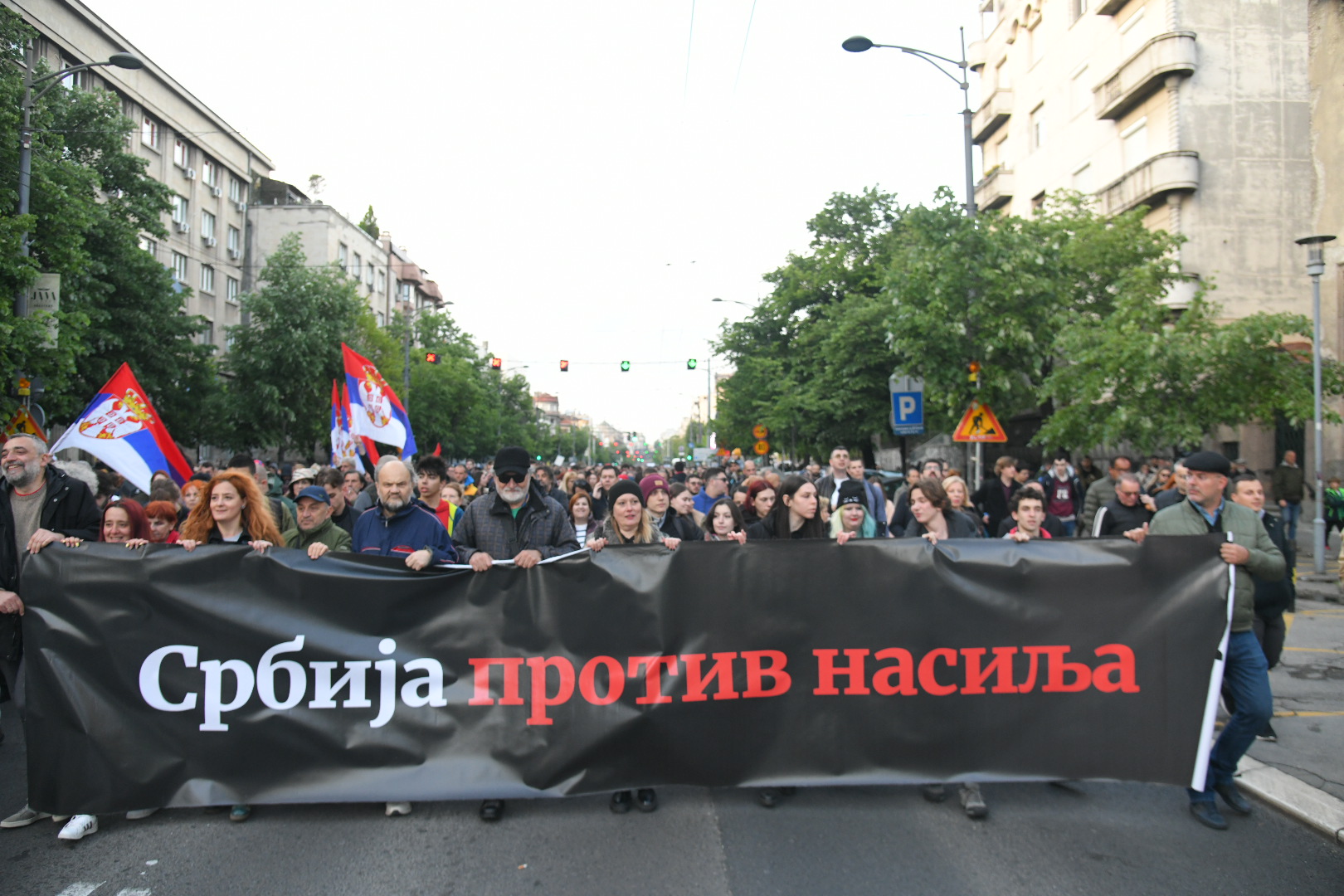 Beograd, 12.05.2023. Protest Srbija protiv nasilja, Gazela Foto: Nemanja Jovanović/Nova.rs