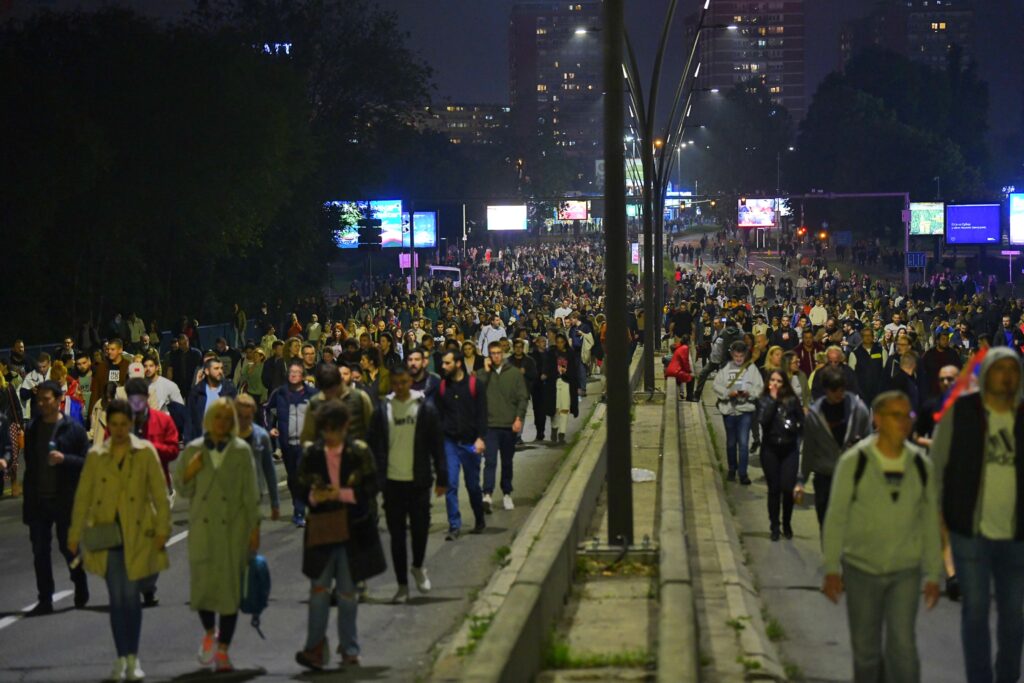 Beograd 19. maj 2023. Protest protiv nasilja drugi po redu Foto:Goran Srdanov/Nova.rs