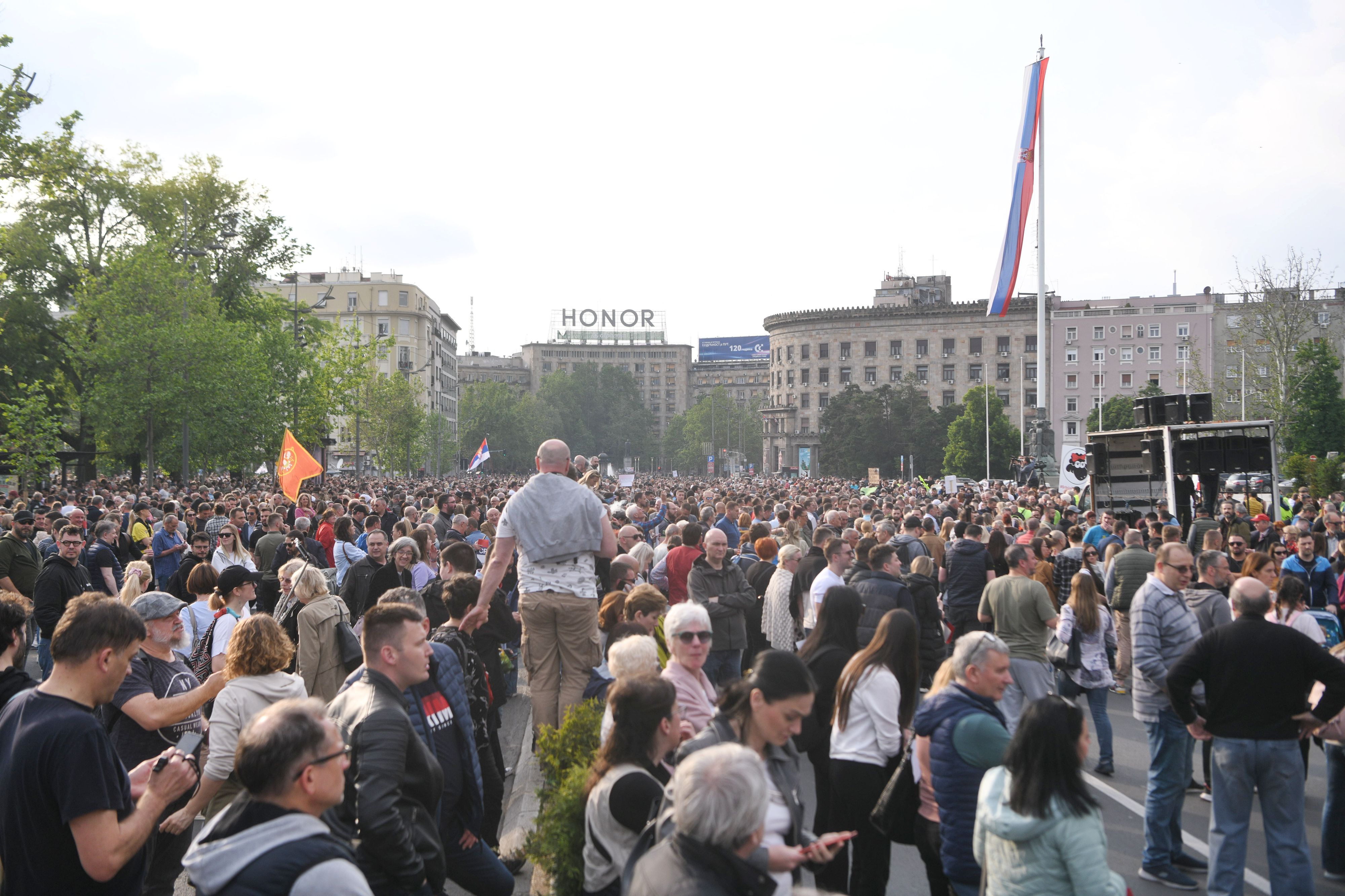 Beograd 19. maj 2023. Protest Srbija protiv nasilja drugi po redu Foto:Filip Krainčanić/Nova.rs