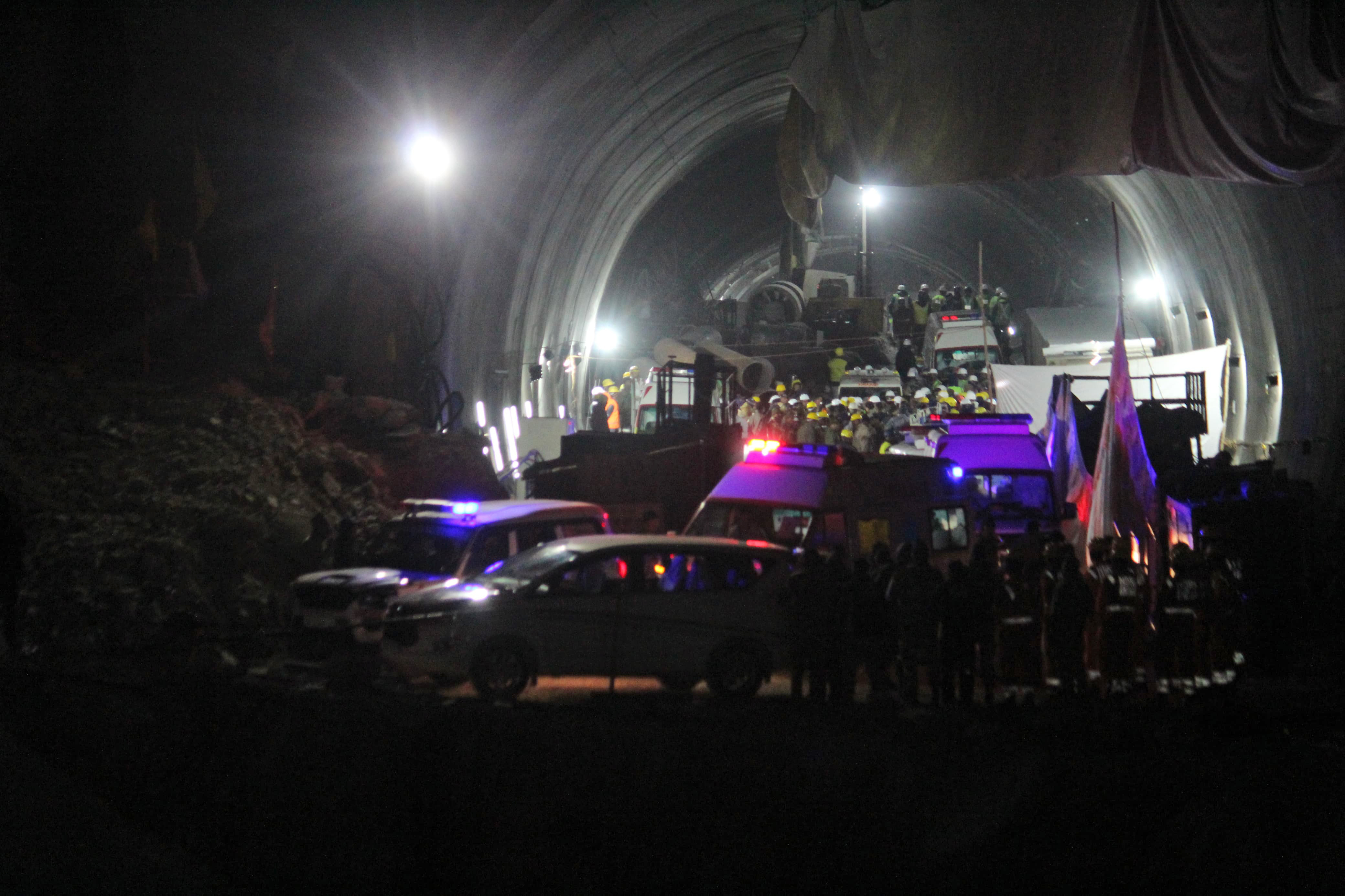India Tunnel Collapse