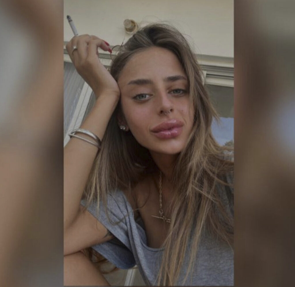 This undated photo released by Hostages and Missing Families Forum Headquarters shows Mia Schem, 21, who was released Thursday, Nov. 30, 2023, after 55 days in Hamas captivity. (Hostages and Missing Families Forum headquarters via AP)