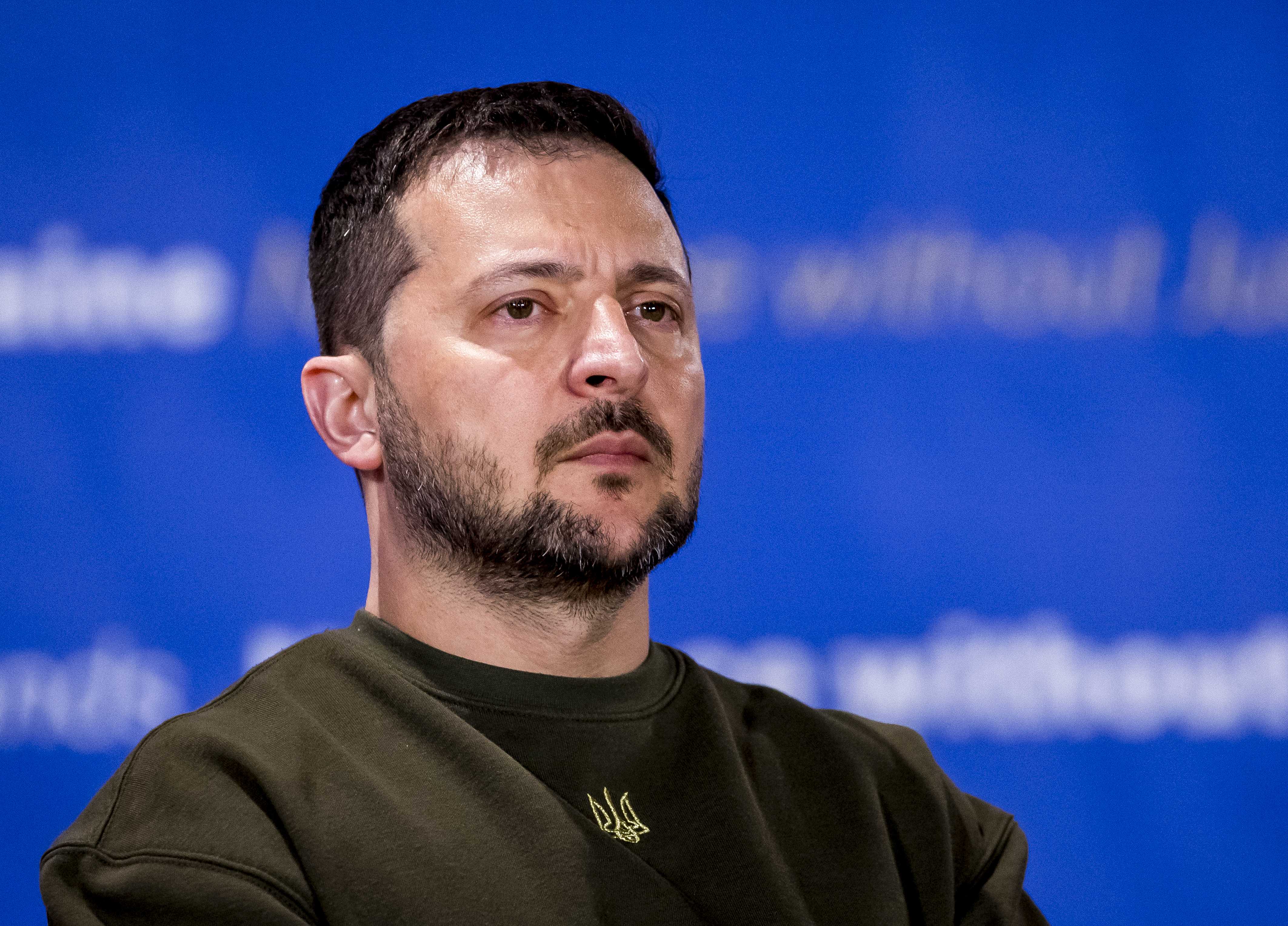 Ukrainian President Volodymyr Zelensky visits the Netherlands