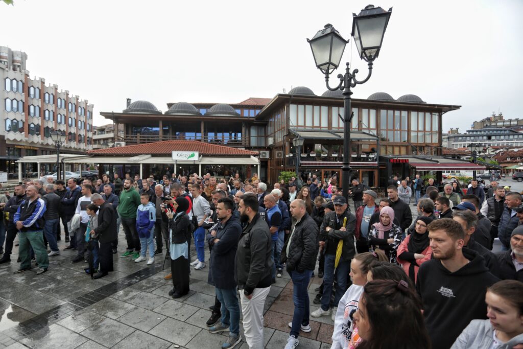 Novi Pazar 26.05.2023. Održan protest " Sandžak protiv nasilja " u Novom Pazaru: Nasilje traje od devedesetih godina Foto: Irfan Ličina/Nova.rs