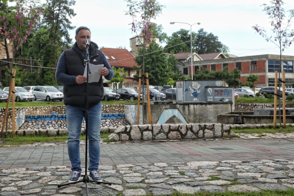 Novi Pazar 26.05.2023. Održan protest " Sandžak protiv nasilja " u Novom Pazaru: Nasilje traje od devedesetih godina Foto: Irfan Ličina/Nova.rs