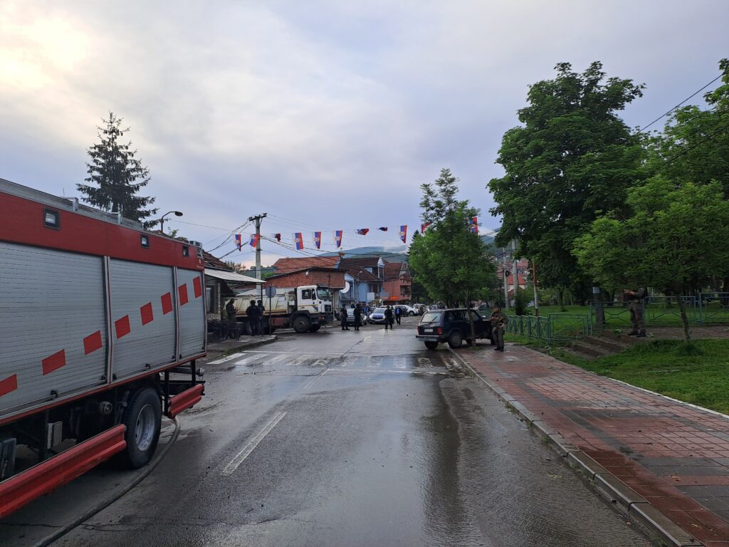 Leposavić 26.05.2023. Leposavić - Policija i dalje na ulicama Foto: Nova.rs