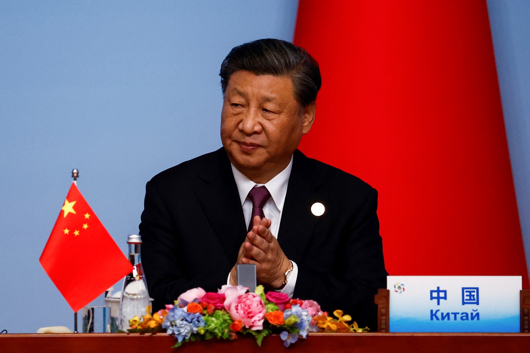 Chinese President Xi Jinping attends the China-Central Asia Summit in Xian, in China's northern Shaanxi province on May 19, 2023.,Image: 777196640, License: Rights-managed, Restrictions: , Model Release: no, Credit line: FLORENCE LO / AFP / Profimedia