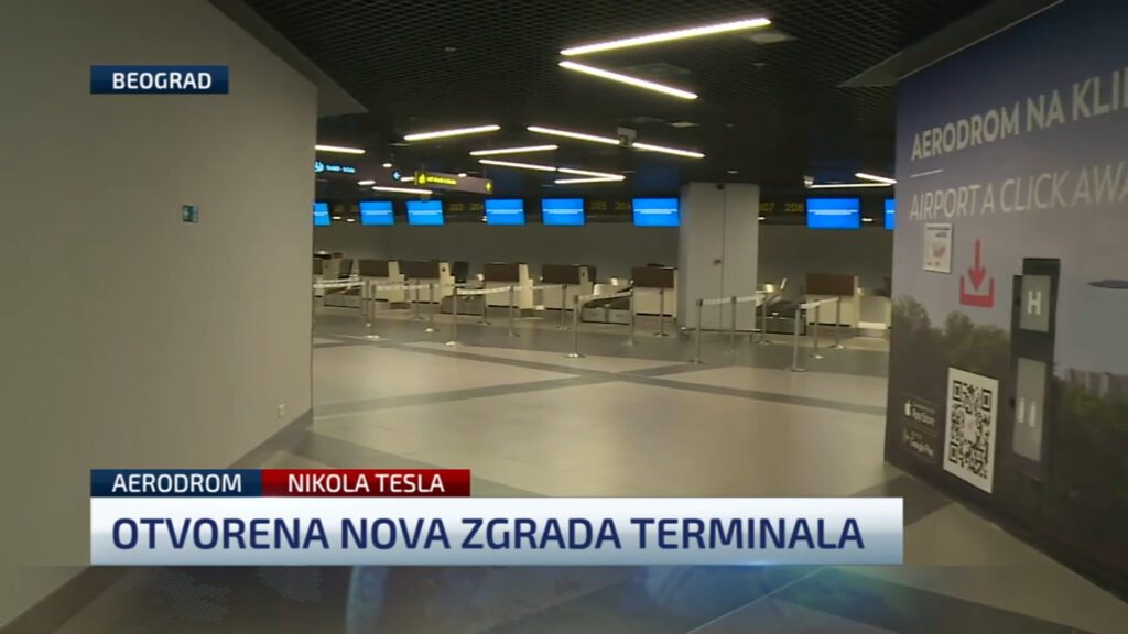Nova zgrada aerodroma nikola tesla
