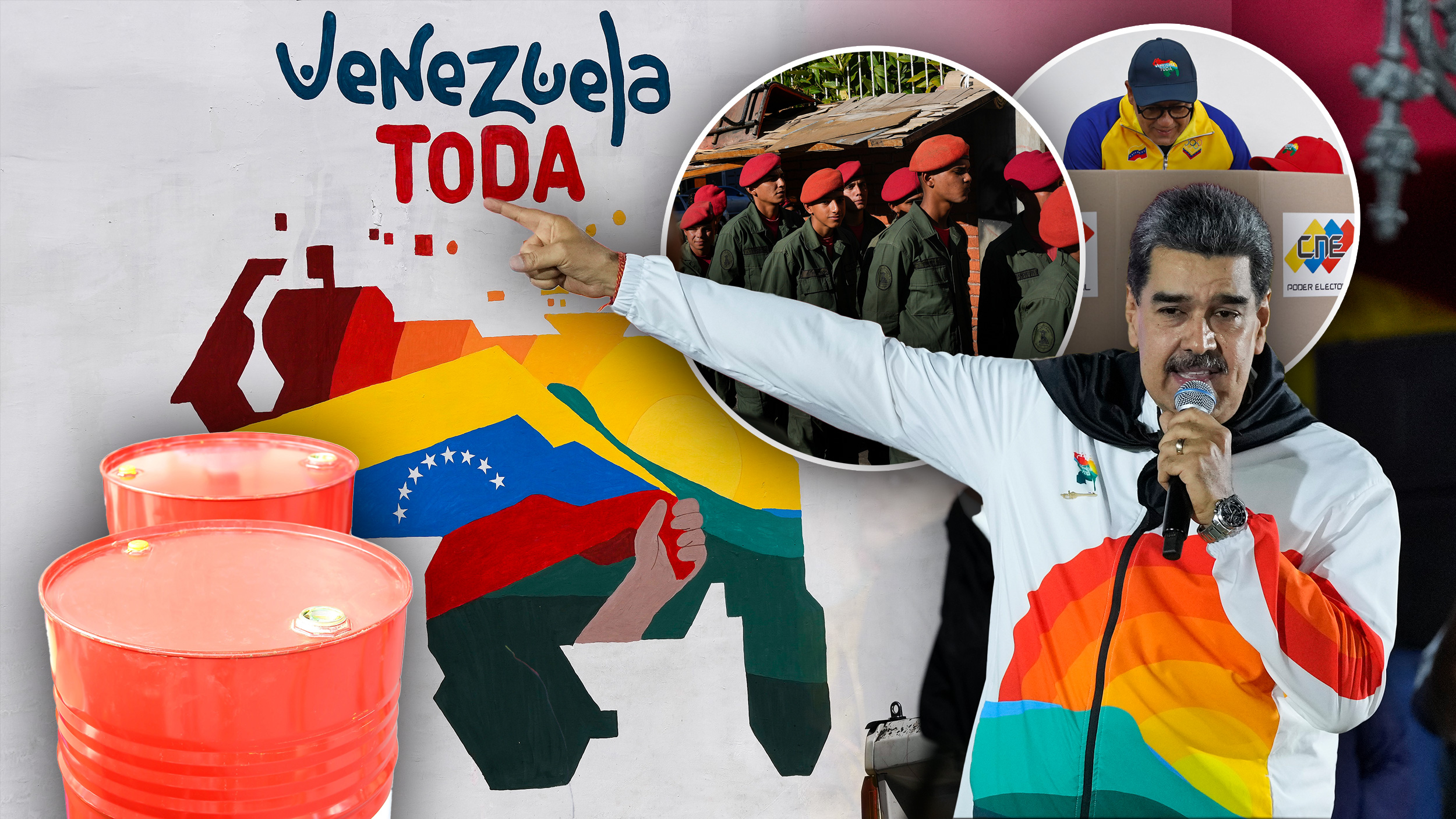 Venezuela,  Guyana,  Essequibo region, Nicolas Maduro