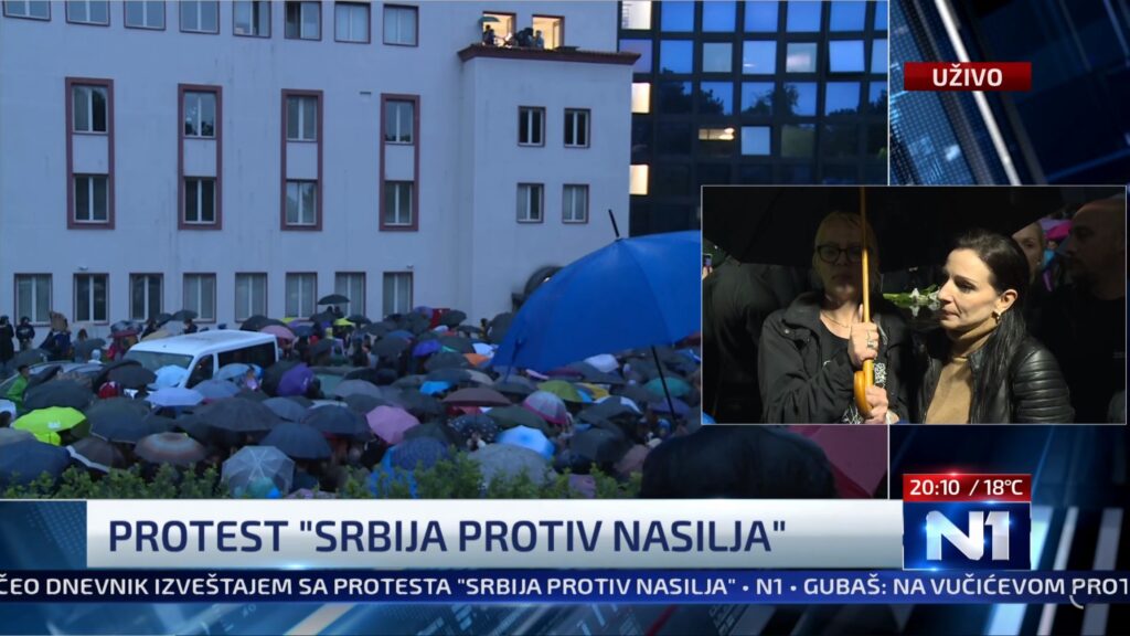Beograd 27.05.2023. Protest protiv nasilja treci, Marinika Tepić