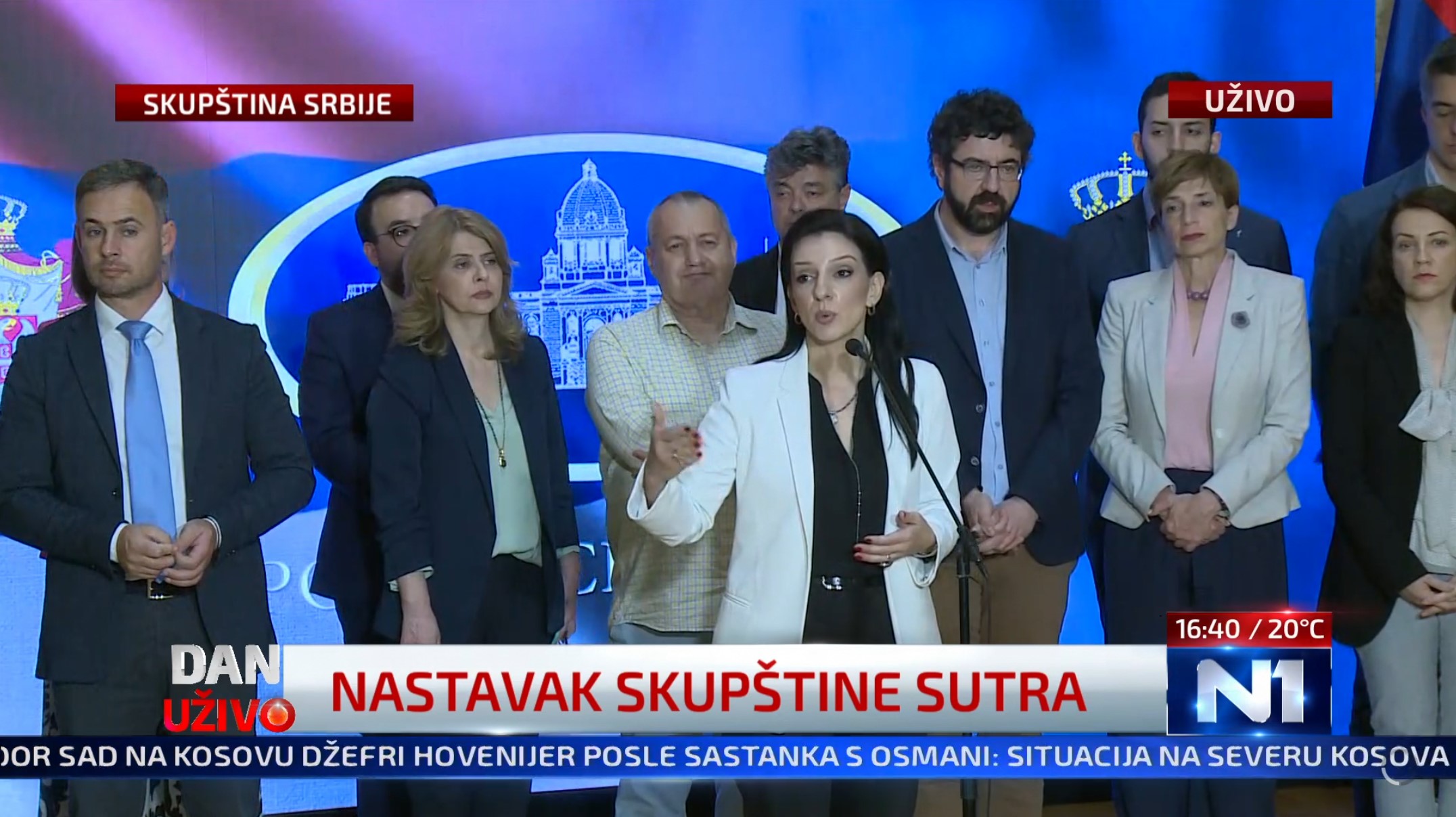Skupština Srbije, Marinika Tepić, opozicija Foto: N1