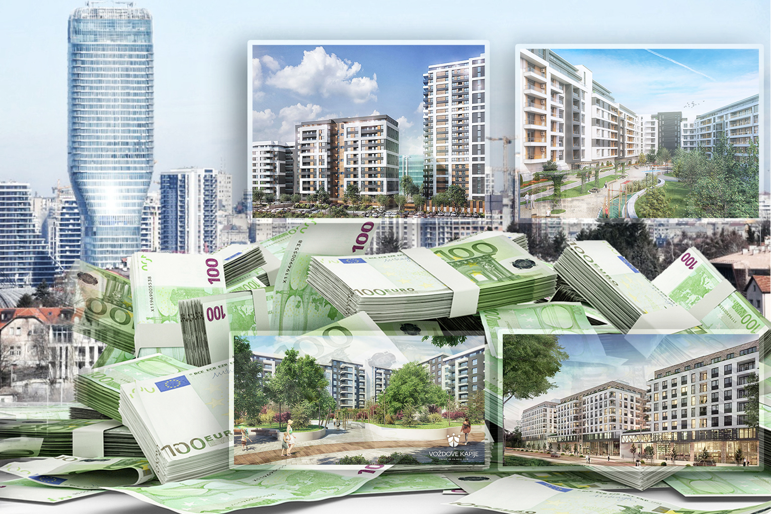 kondominijumi voždove kapije, kapija vračara, central garden, wellport, beograd na vodi skupi stanovi beograd