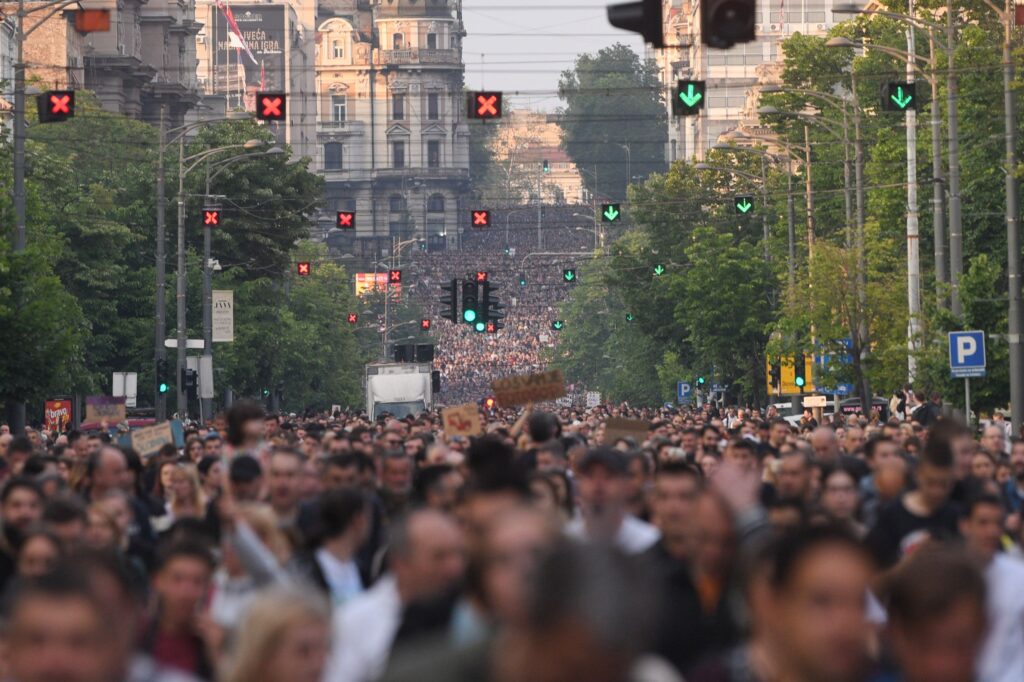 Beograd 19. maj 2023. Protest protiv nasilja drugi po redu Foto:Filip Krainčanić/Nova.rs