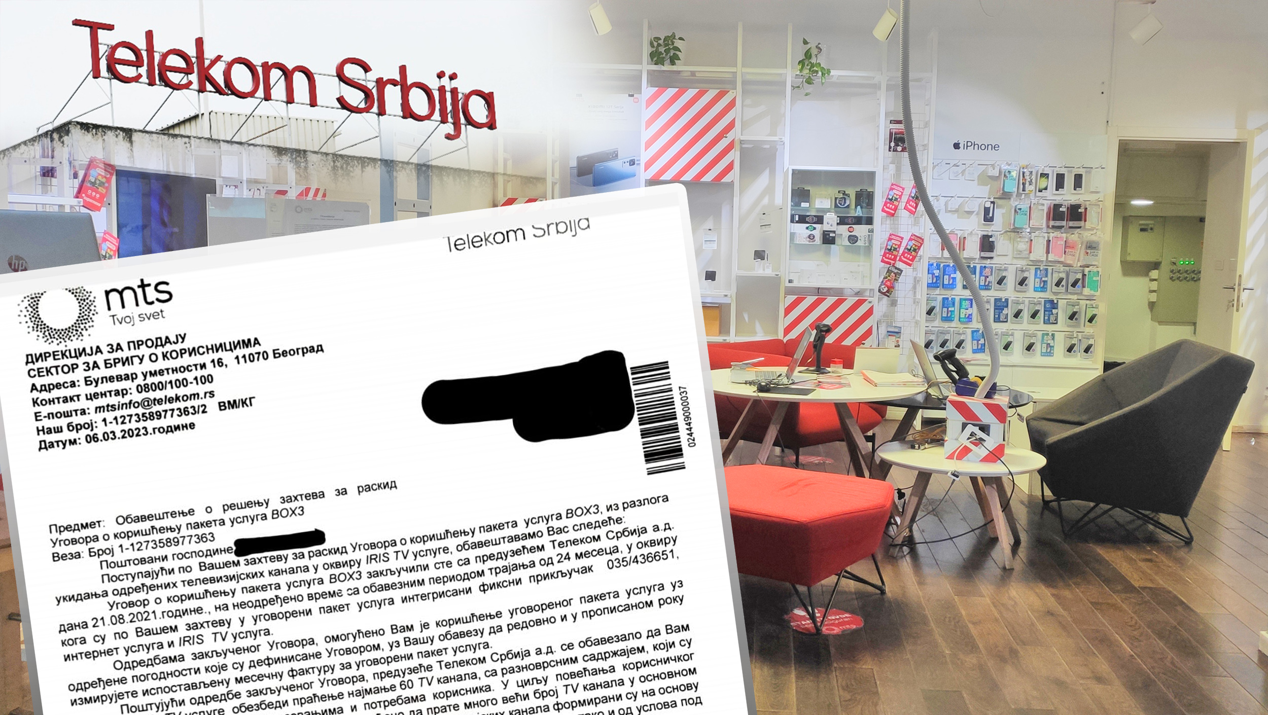 Ukidanje kanala od strane Telekoma i pravo na raskid ugovora