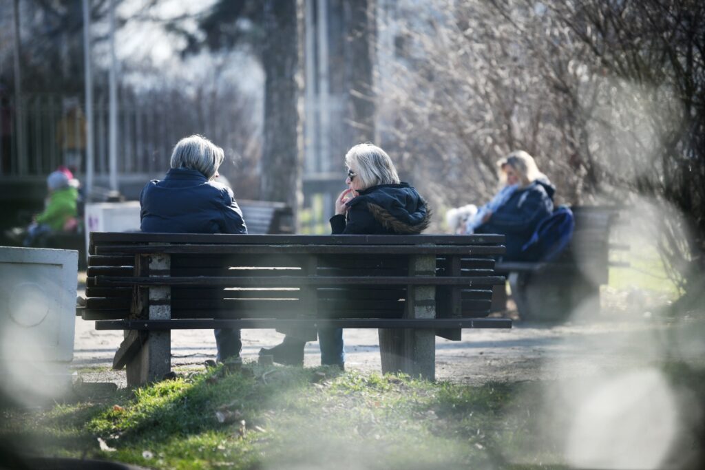 penzioneri  beograd Zemun zemunski kej 16.02.2023 lepo vreme