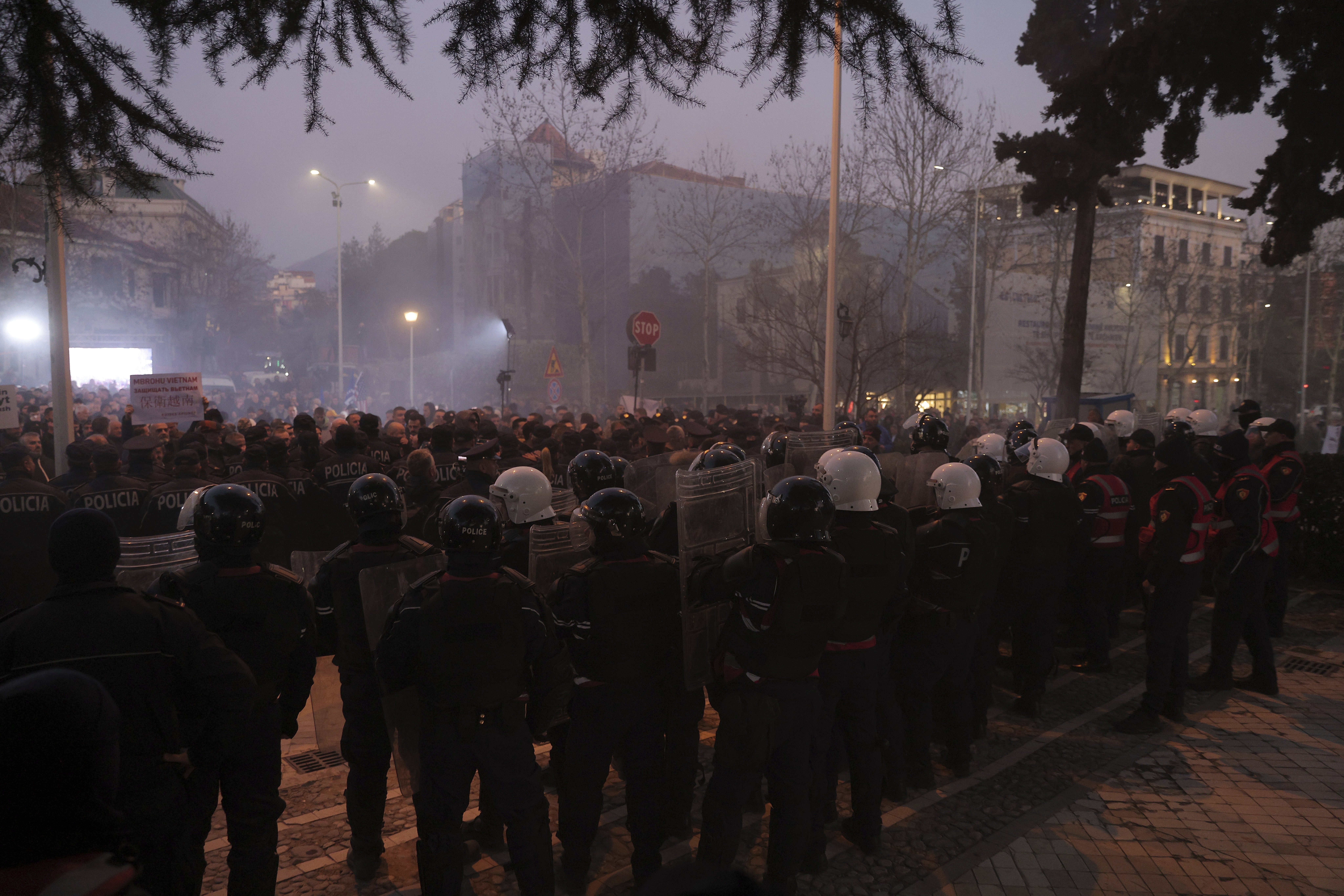 Albania Opposition Protest