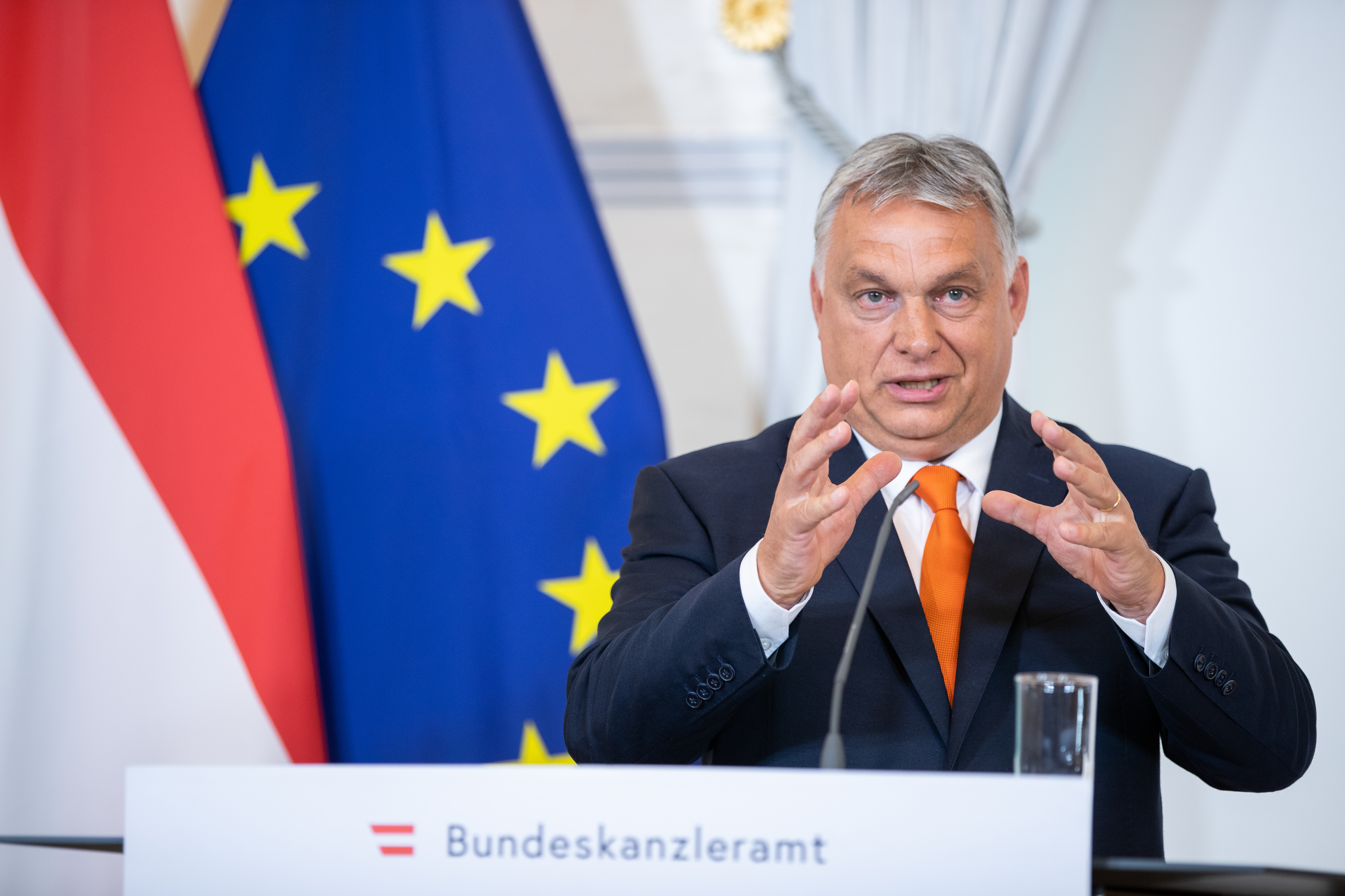 Hungarian Prime Minister Orban meets Austrian Chancellor Nehammer in Vienna
