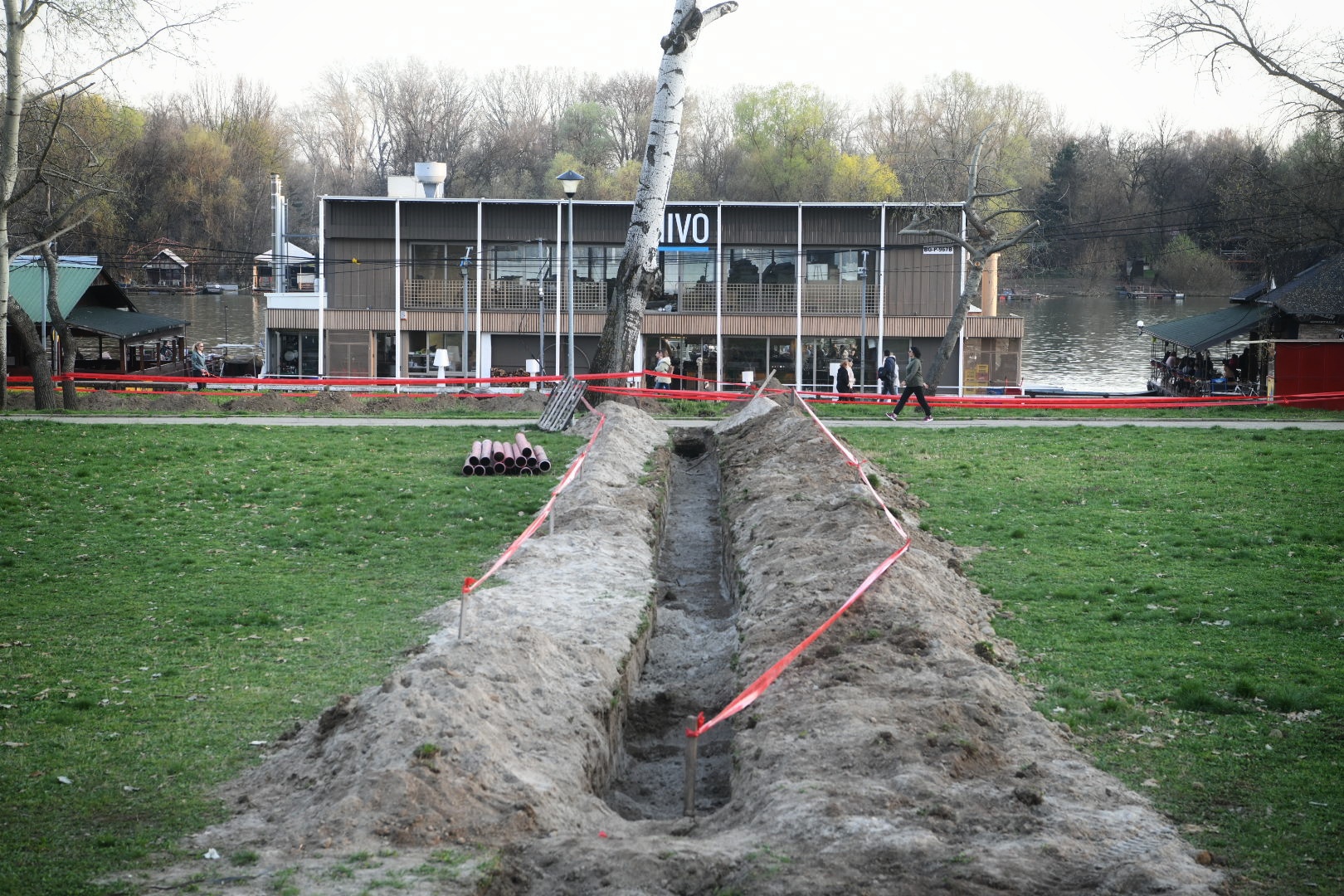 Beograd 23.03.2023. Savski nasip, protest Foto: Vesna Lalić/Nova.rs
