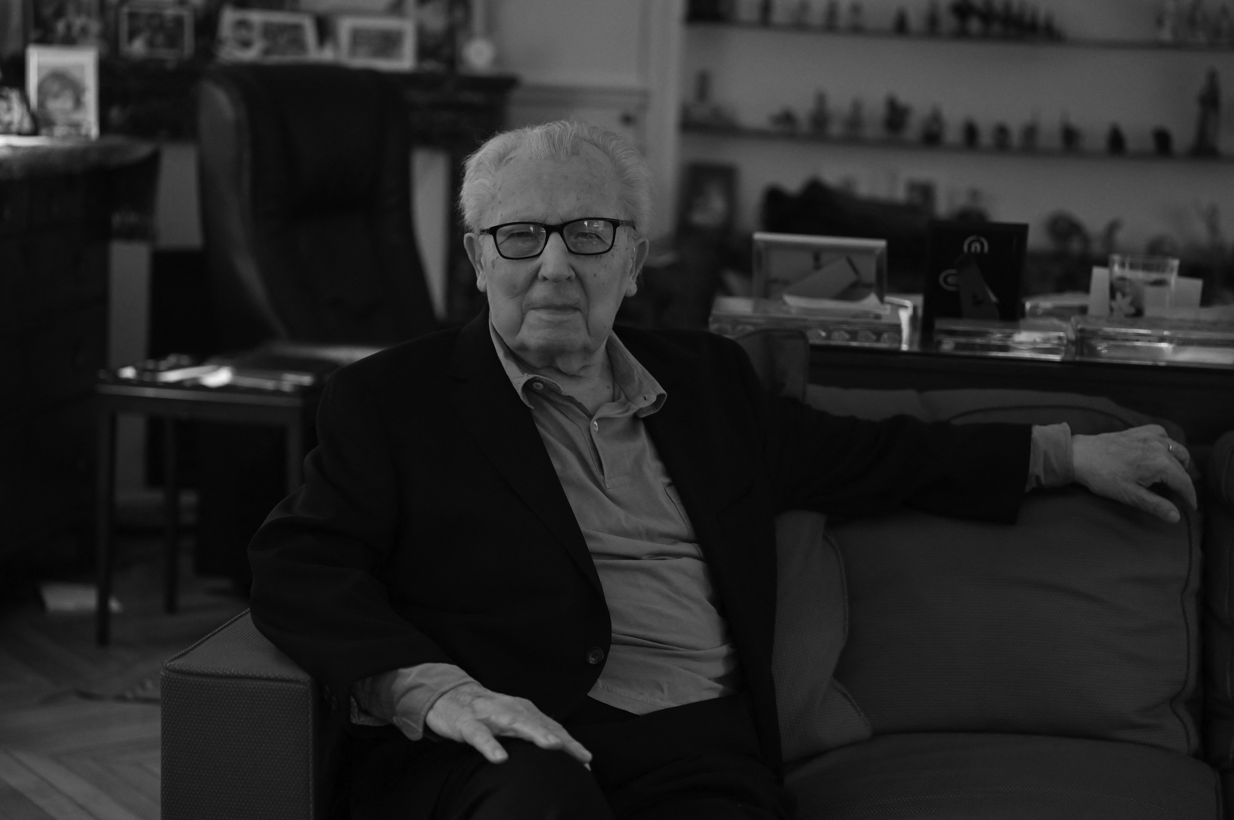 Jacques Delors Portrait - Paris