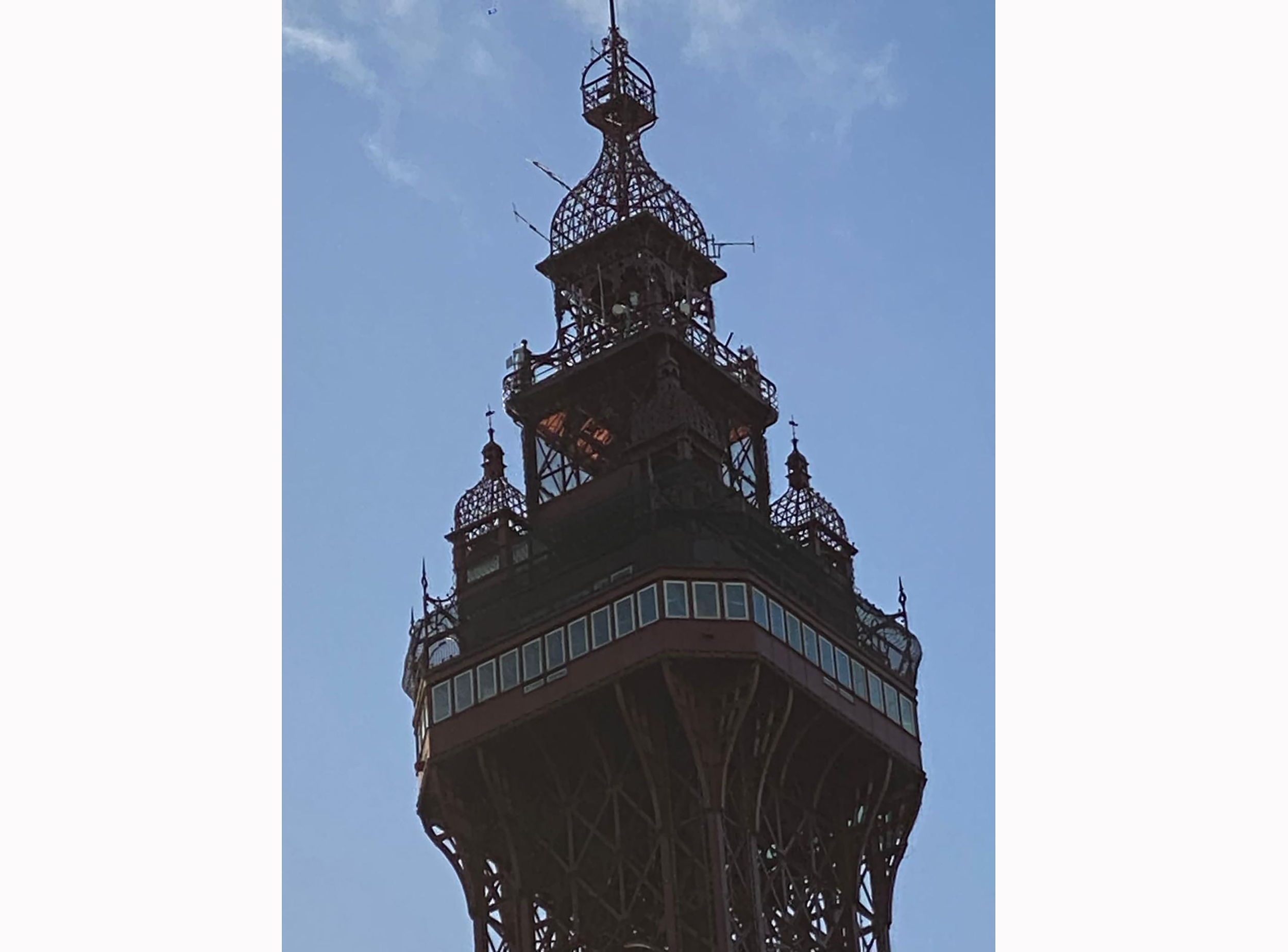 Blackpool Tower On Fire - 28 Dec 2023