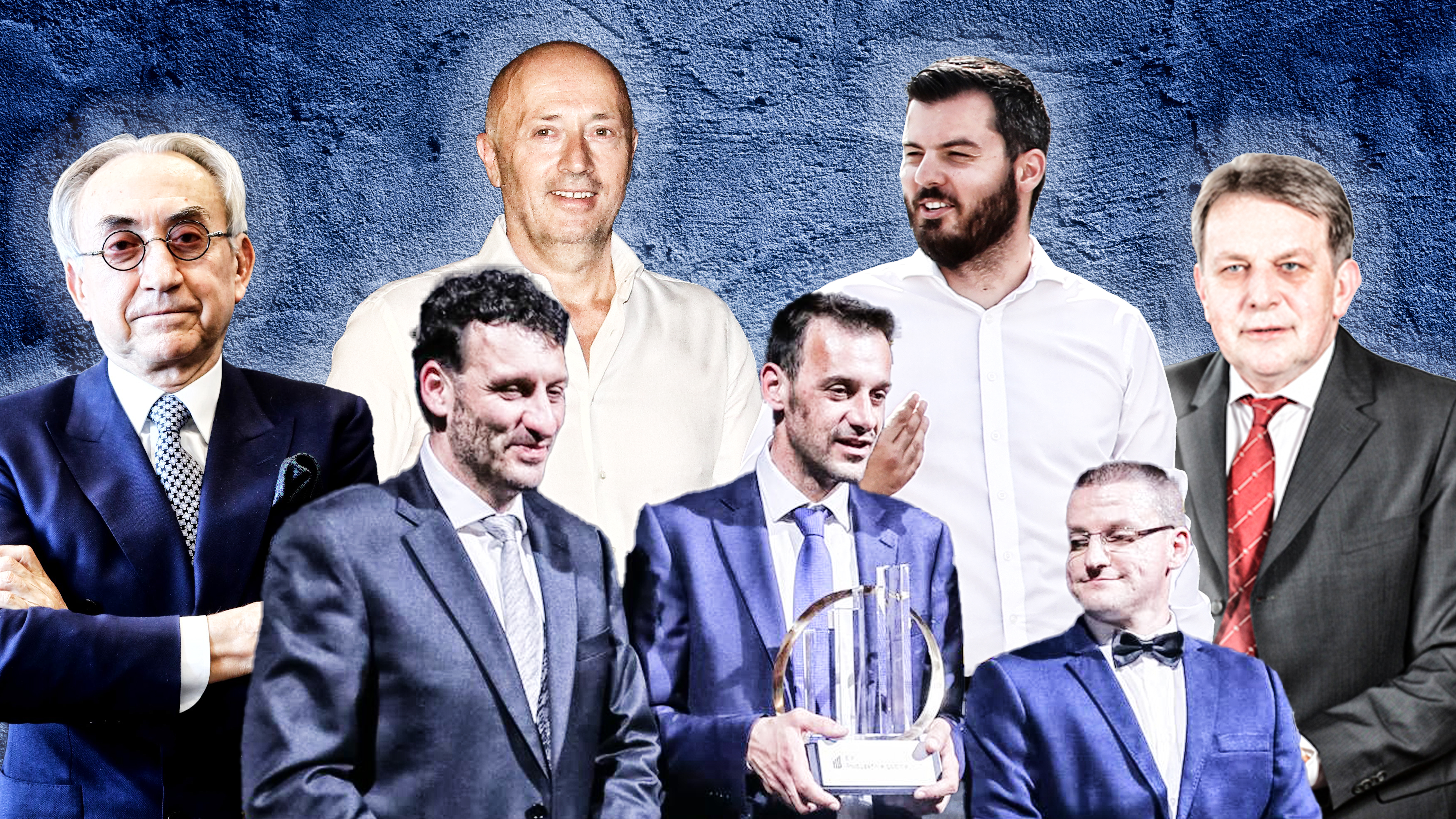 Najbogatiji ljudi u regionu Miroslav Mišković, Miodrag Kostić, Mate Rimac, Dubravko Grgić,  Silvio i Robert Kutić i Izabel Jeleni Beautiful Abstract Grunge Decorative Navy Blue Dark  Wall Background Texture Banner With Space For Text
