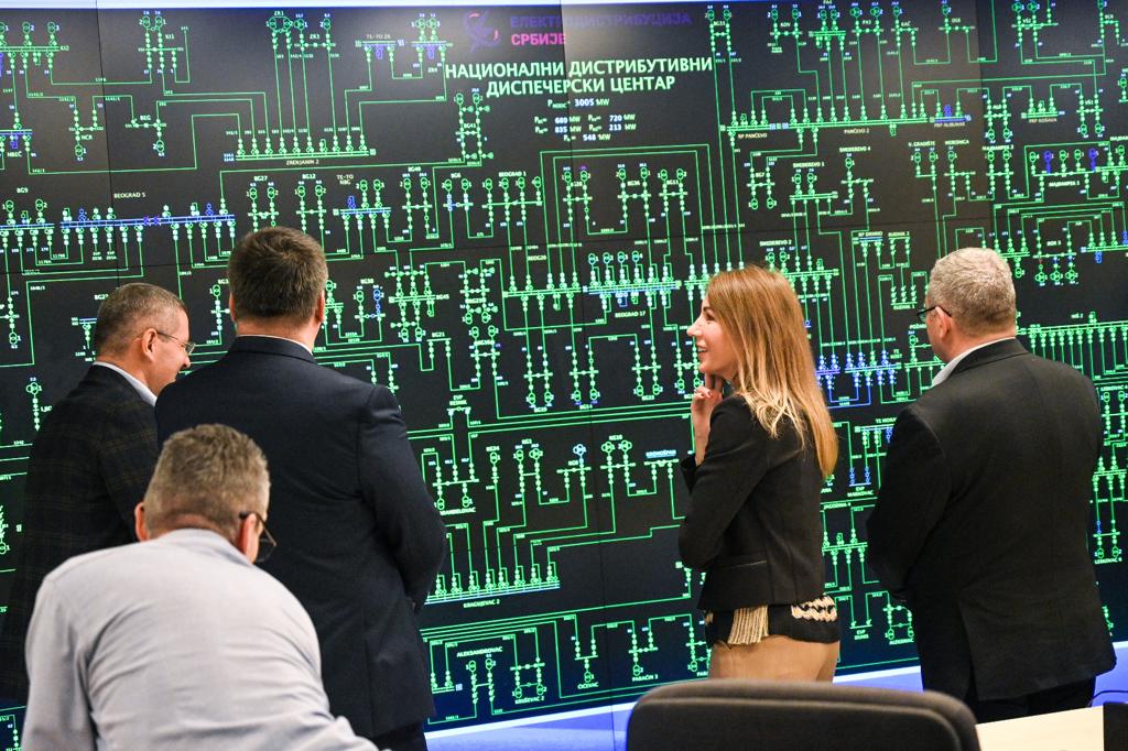 Dubravka Đedović, Dubravka Djedović, ministarka rudarstva i energetika, Novi Sad, Nacionalni distributivni dispečerski centar Elektrodistribucije Srbije i disprečerski centri Gastrans i Transportgas Foto: Zoran Petrović/MRE
