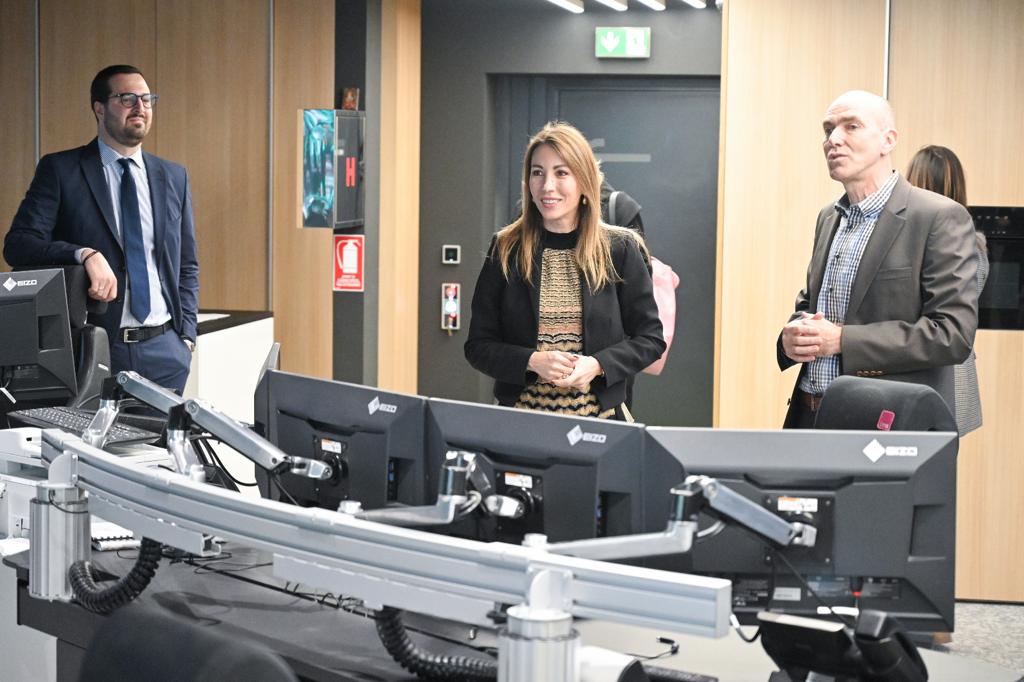 Dubravka Đedović, Dubravka Djedović, ministarka rudarstva i energetika, Novi Sad, Nacionalni distributivni dispečerski centar Elektrodistribucije Srbije i disprečerski centri Gastrans i Transportgas Foto: Zoran Petrović/MRE