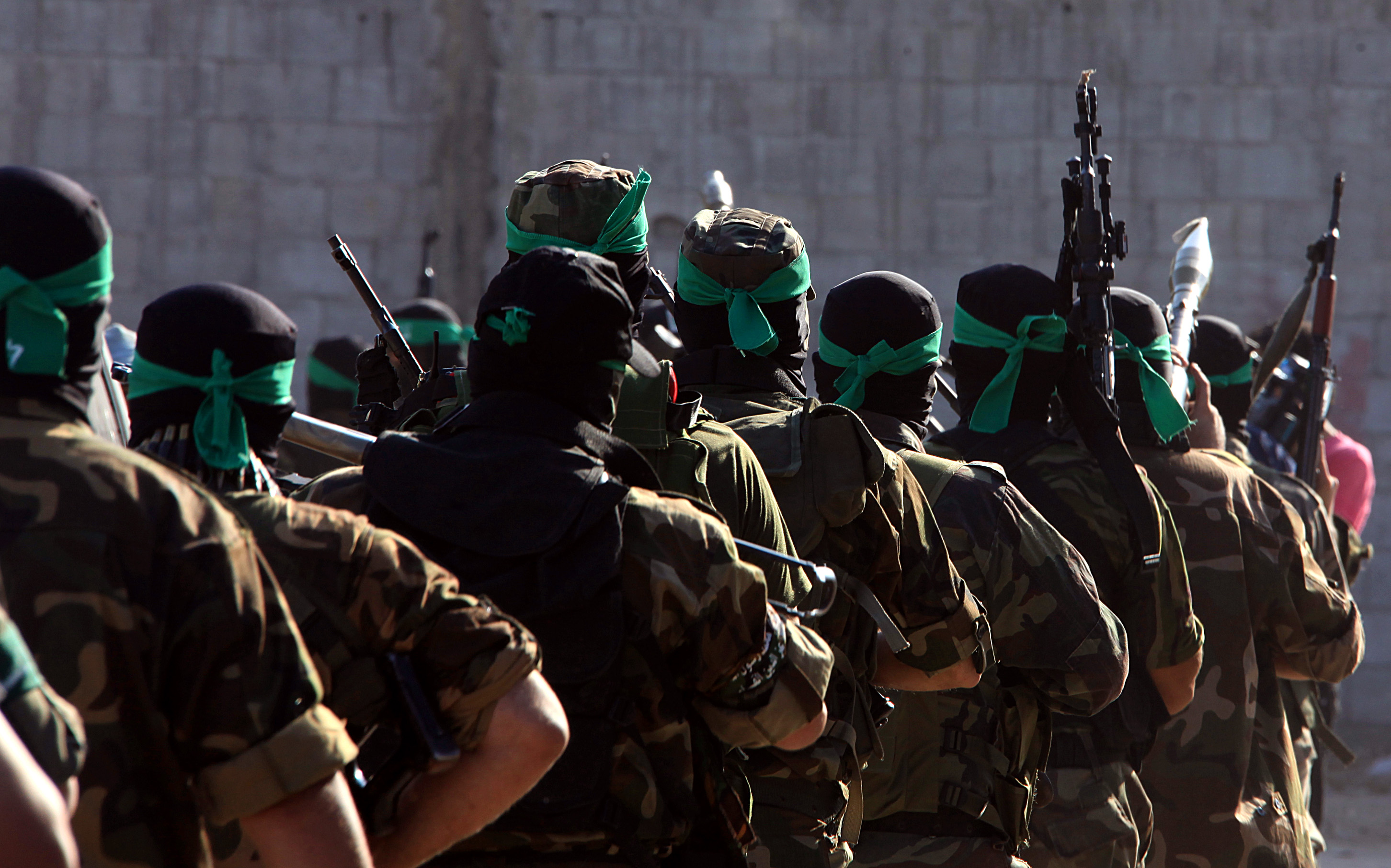 Al-Qassam Brigades parade in Gaza