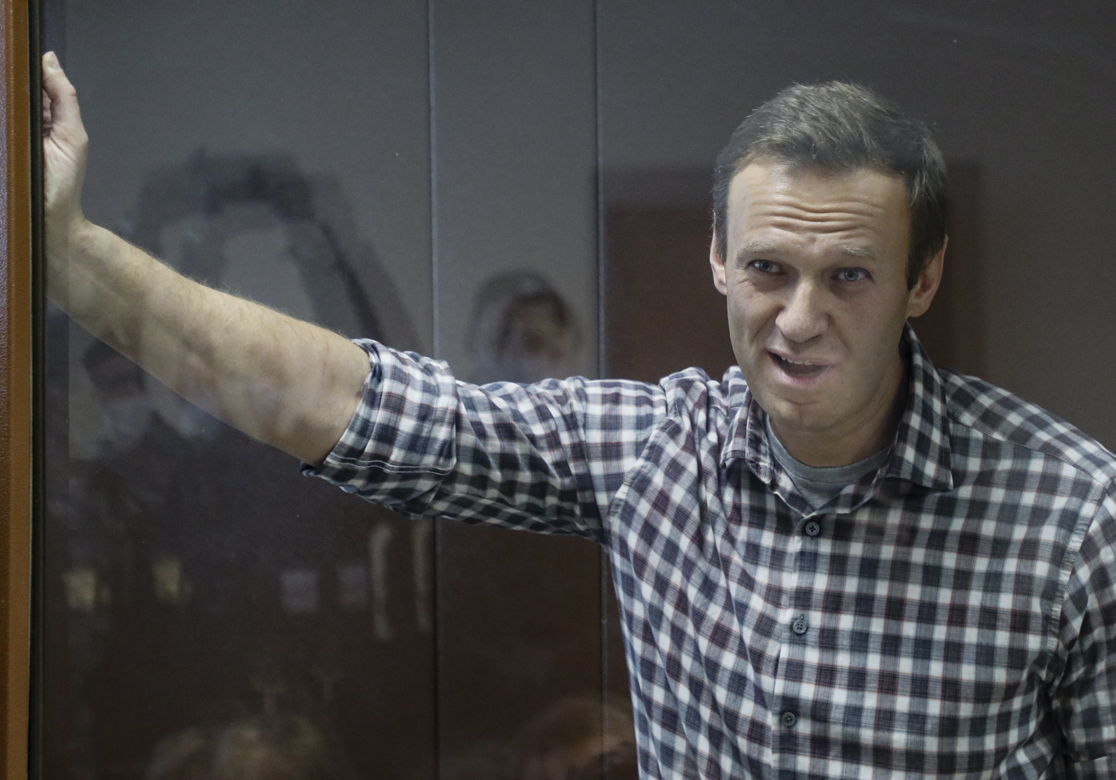 Alexei Navalny on trial in Moscow