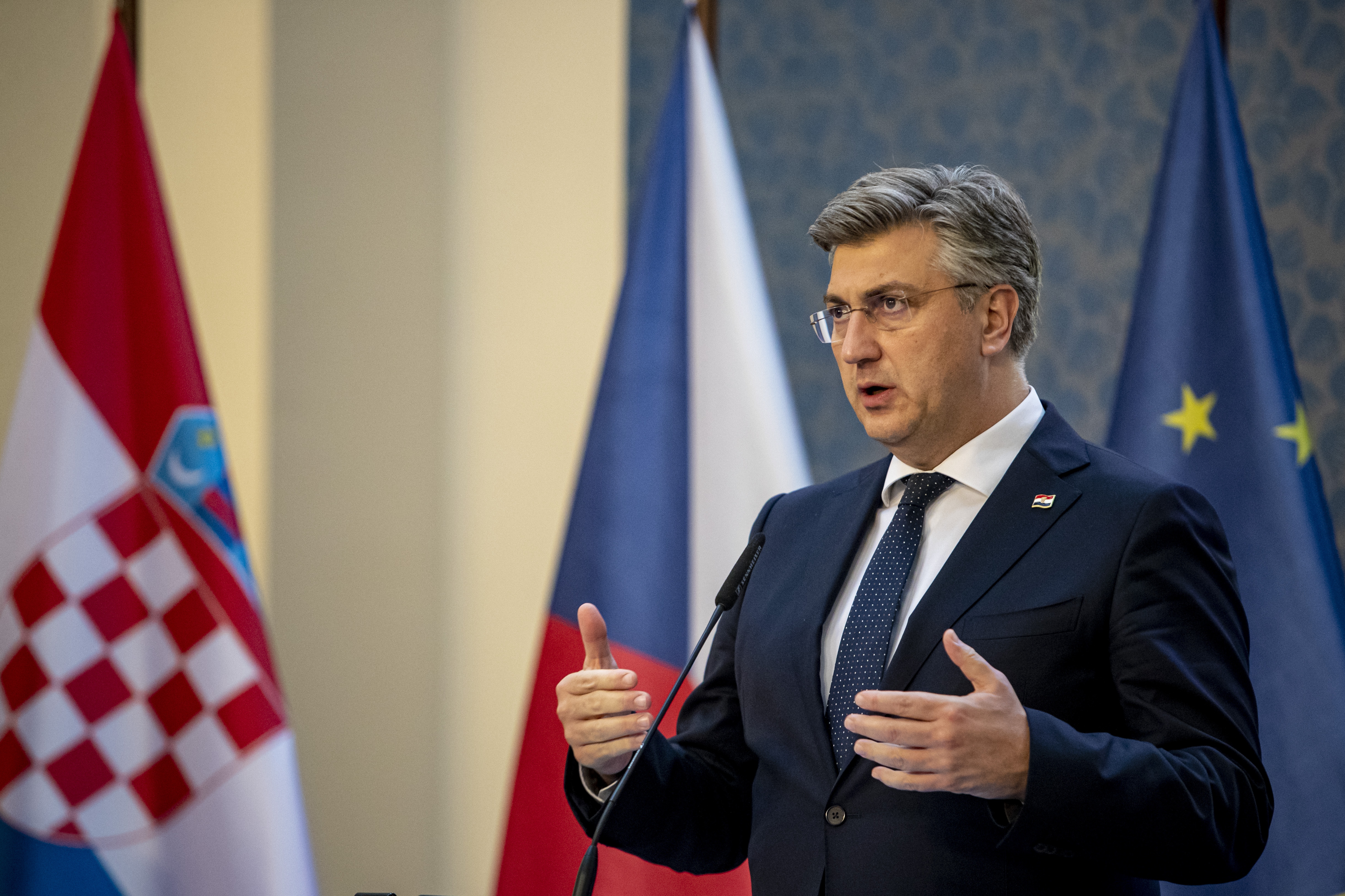 Croatian Prime Minister Andrej Plenkovic visits Czech Republic