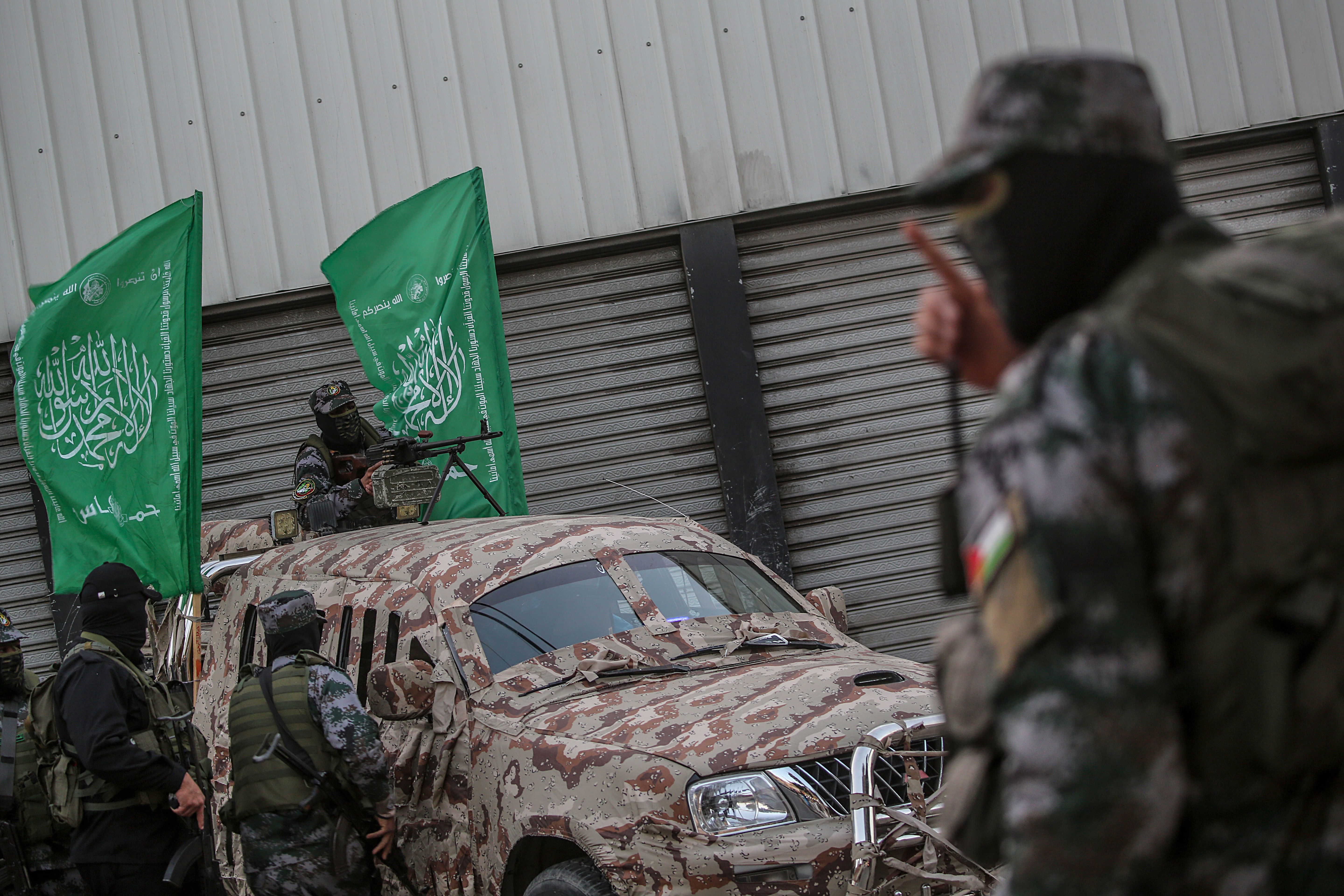 Hamas vojnici vojska MIDEAST ISRAEL PALESTINIAN AL QASSAM FIGHTER DURING RAMADAN DUE THE COVIS-19