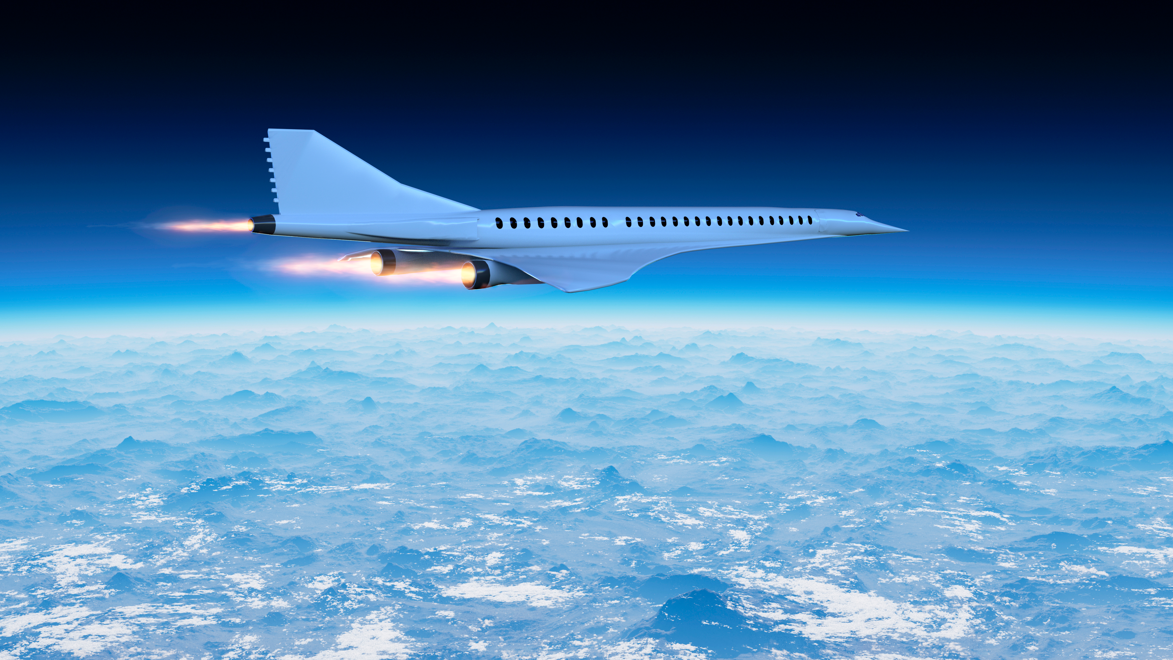 NASA supersonic jet
