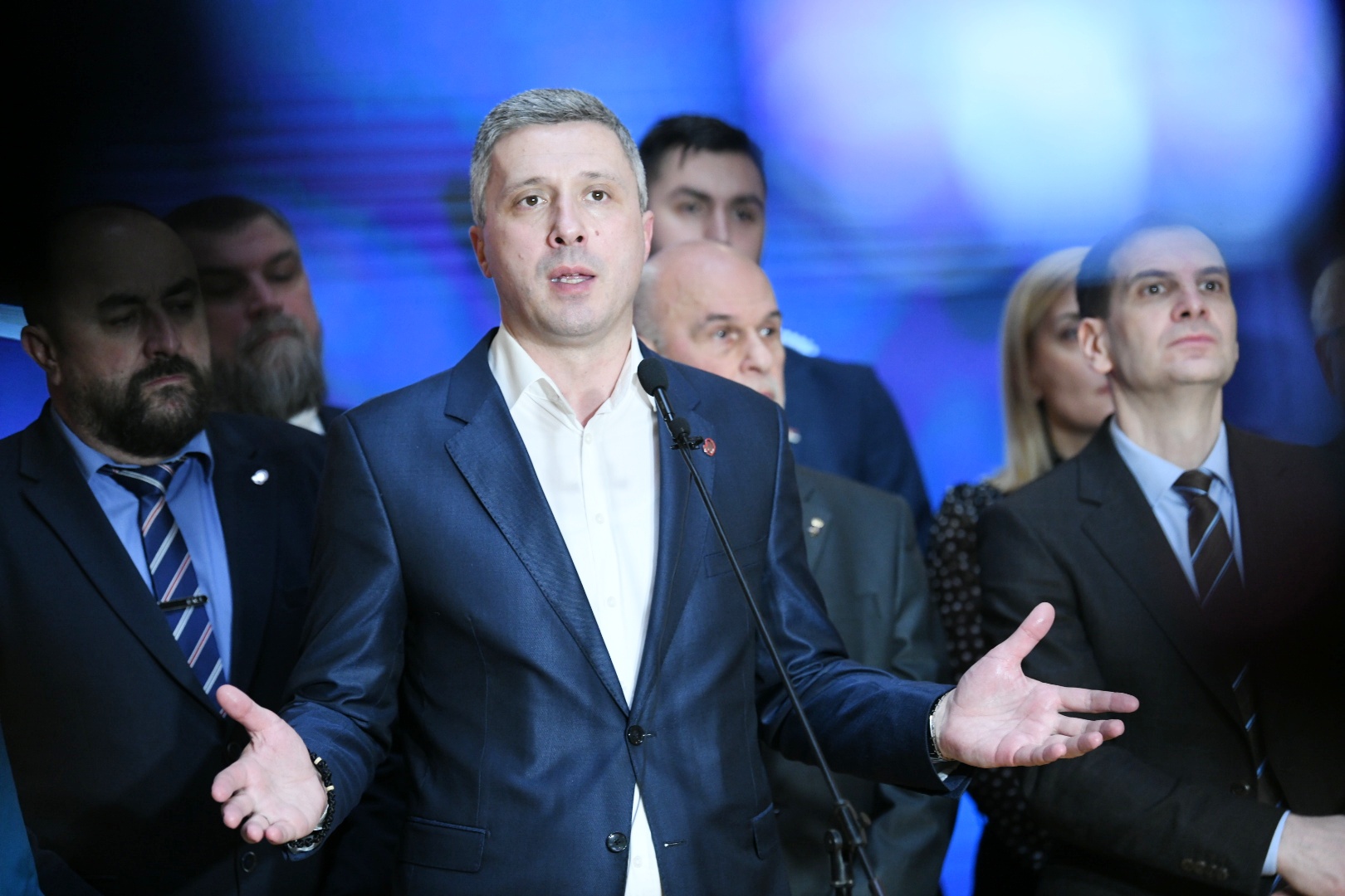Konferencija za stampu u Skupstini Srbije