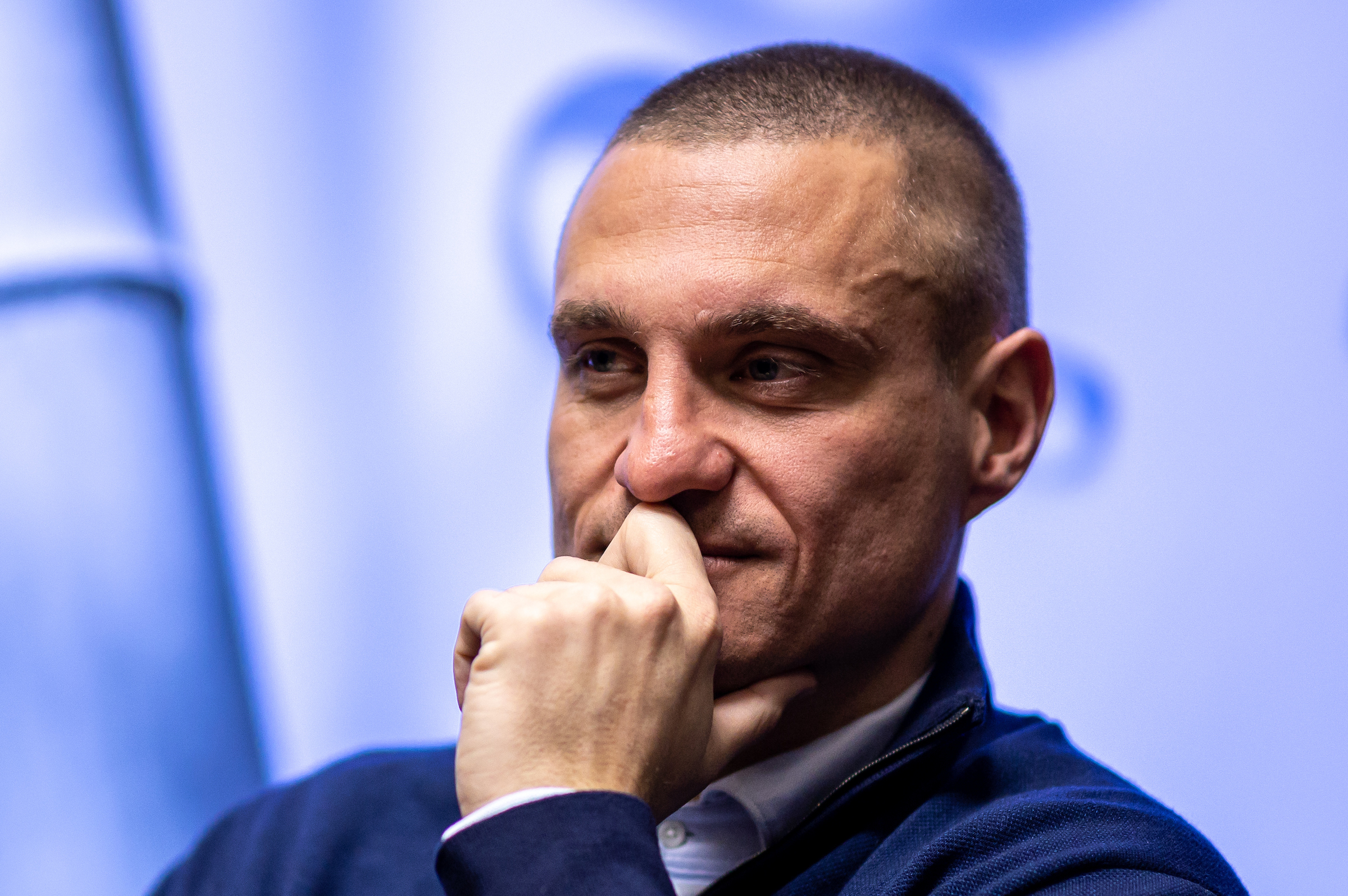 Nemanja Vidic during the interview on March 07, 2023 in Subotica, Serbia. (Photo by Srdjan Stevanovic/Starsport.rs ©)