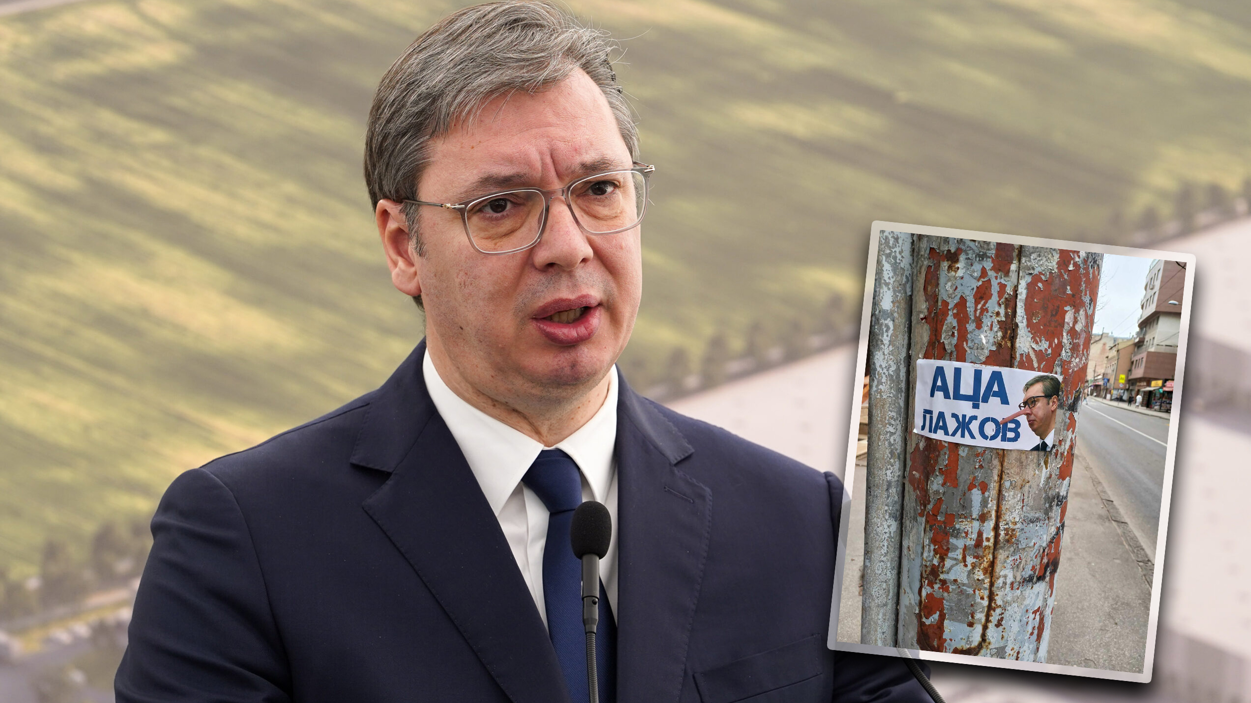Vucic, aca lazov, plakat