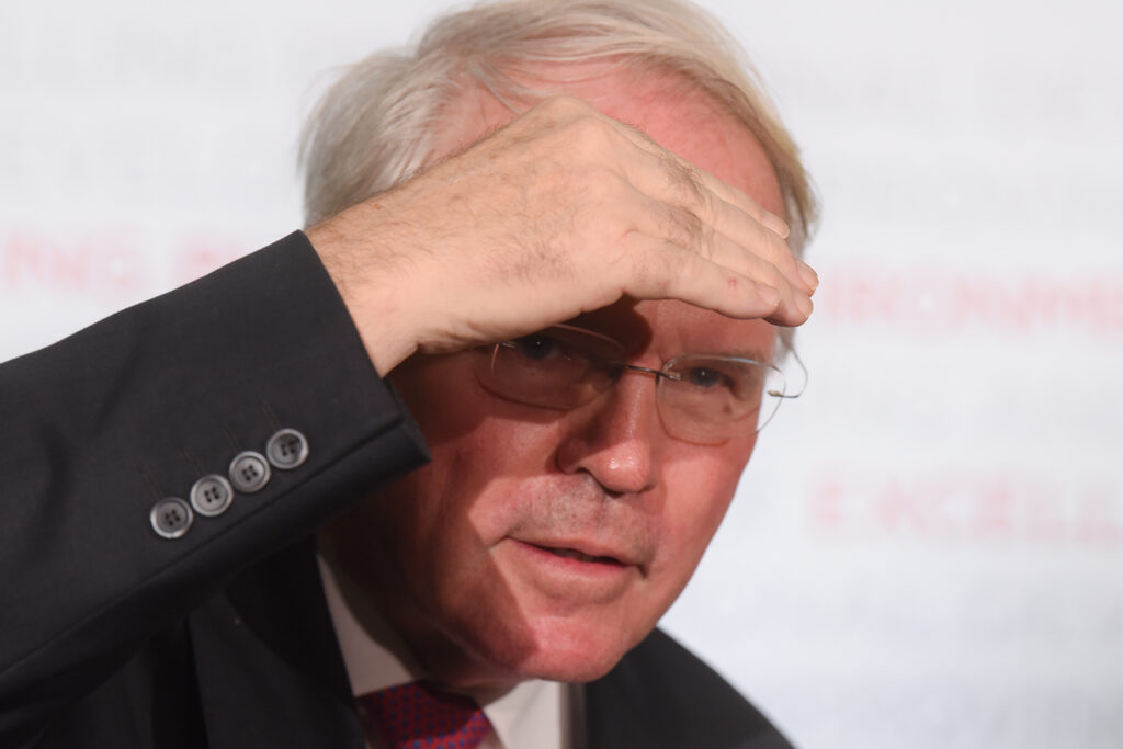 Beograd, 8. februara 2023 - Generalna skupština Američke privredne komore na kojoj su se u uvodnom delu obratili predsednik AmCham-a Stefan Lazarević i ambasador SAD u Republici Srbiji Kristofer Hil. FOTO TANJUG/ MILOŠ MILIVOJEVIĆ/bs