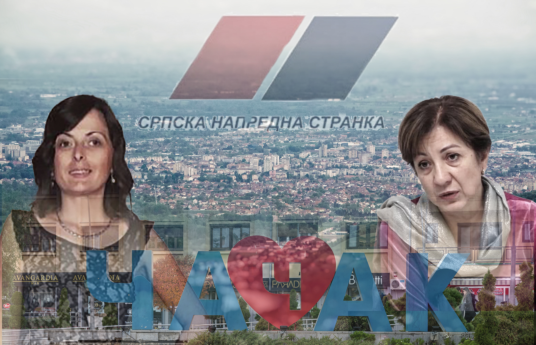 Panoramic,View,Of,Cacak,City,In,Serbia,From,Ovcar,Mountain